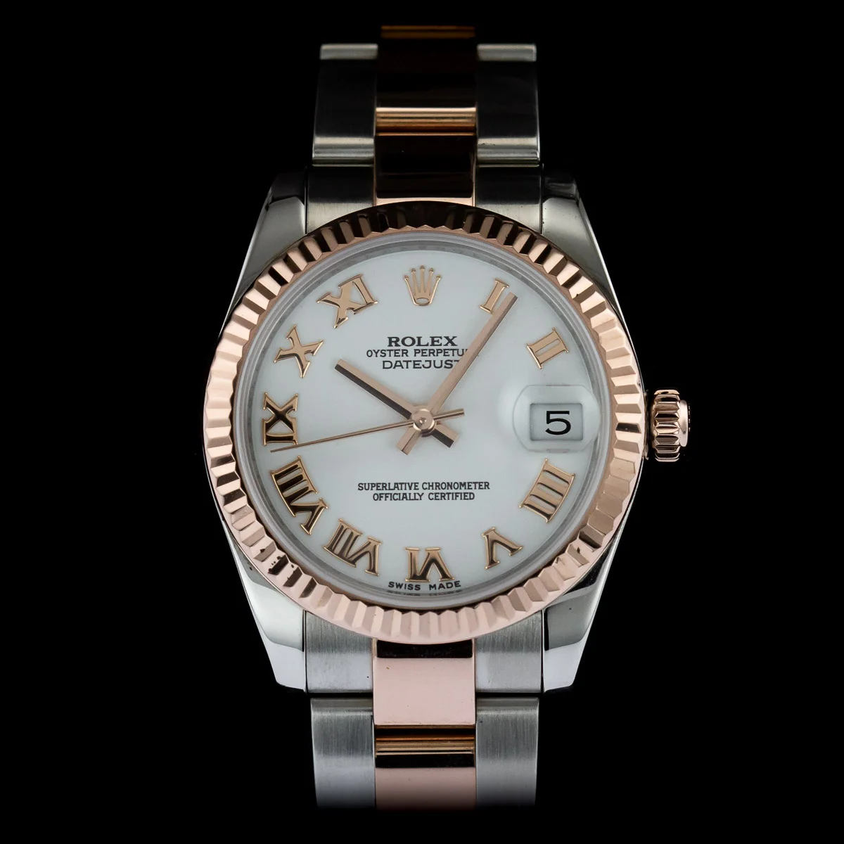 Rolex Datejust 31 ref 178271 full set 2014 steel & rose gold