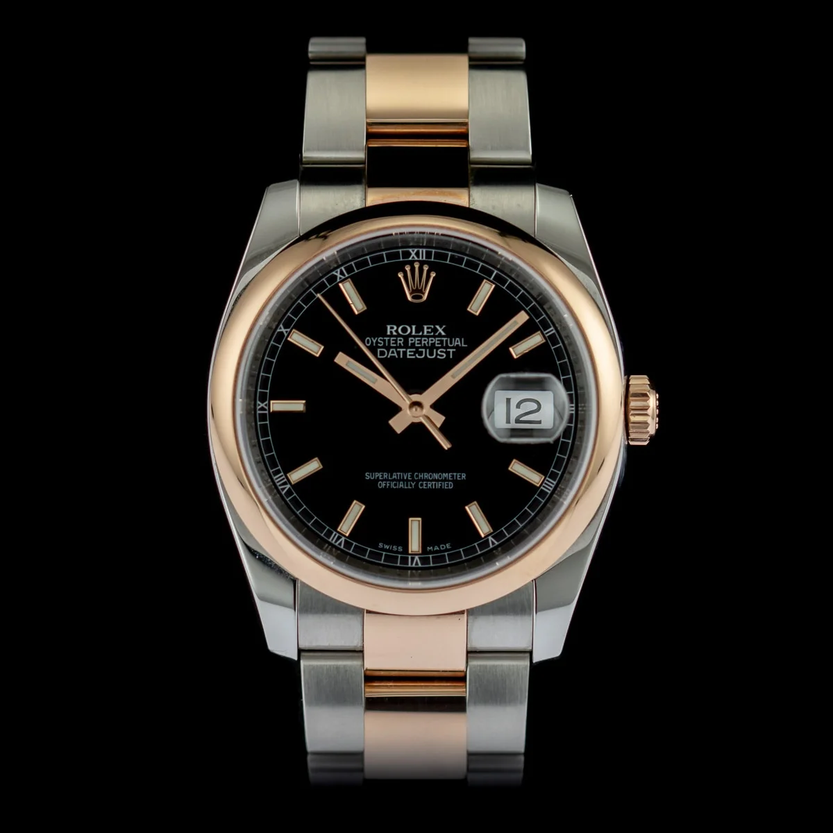 Rolex Datejust 36 ref 116201 steel&amp;rose gold full set 2010