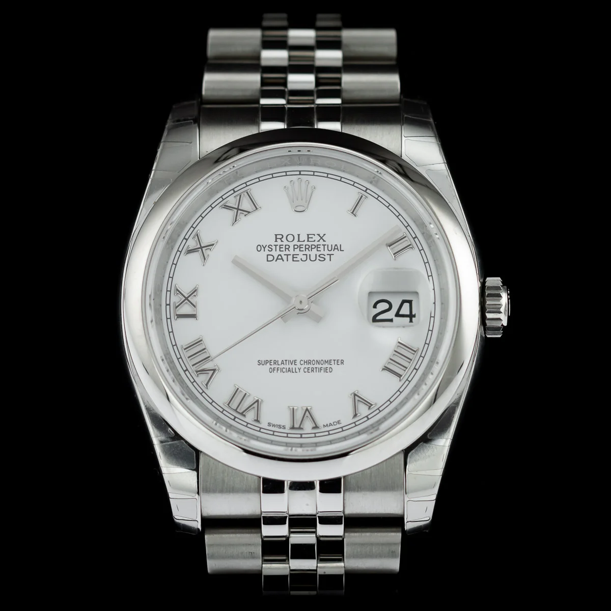 Rolex Datejust 36 ref 116200 full set with stickers and warranty card