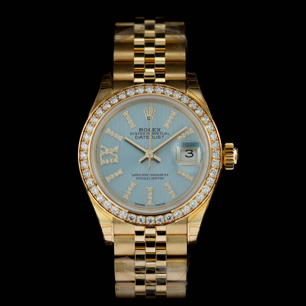 Rolex Lady-Datejust 28 ref 279138RBR factory diamonds 2019