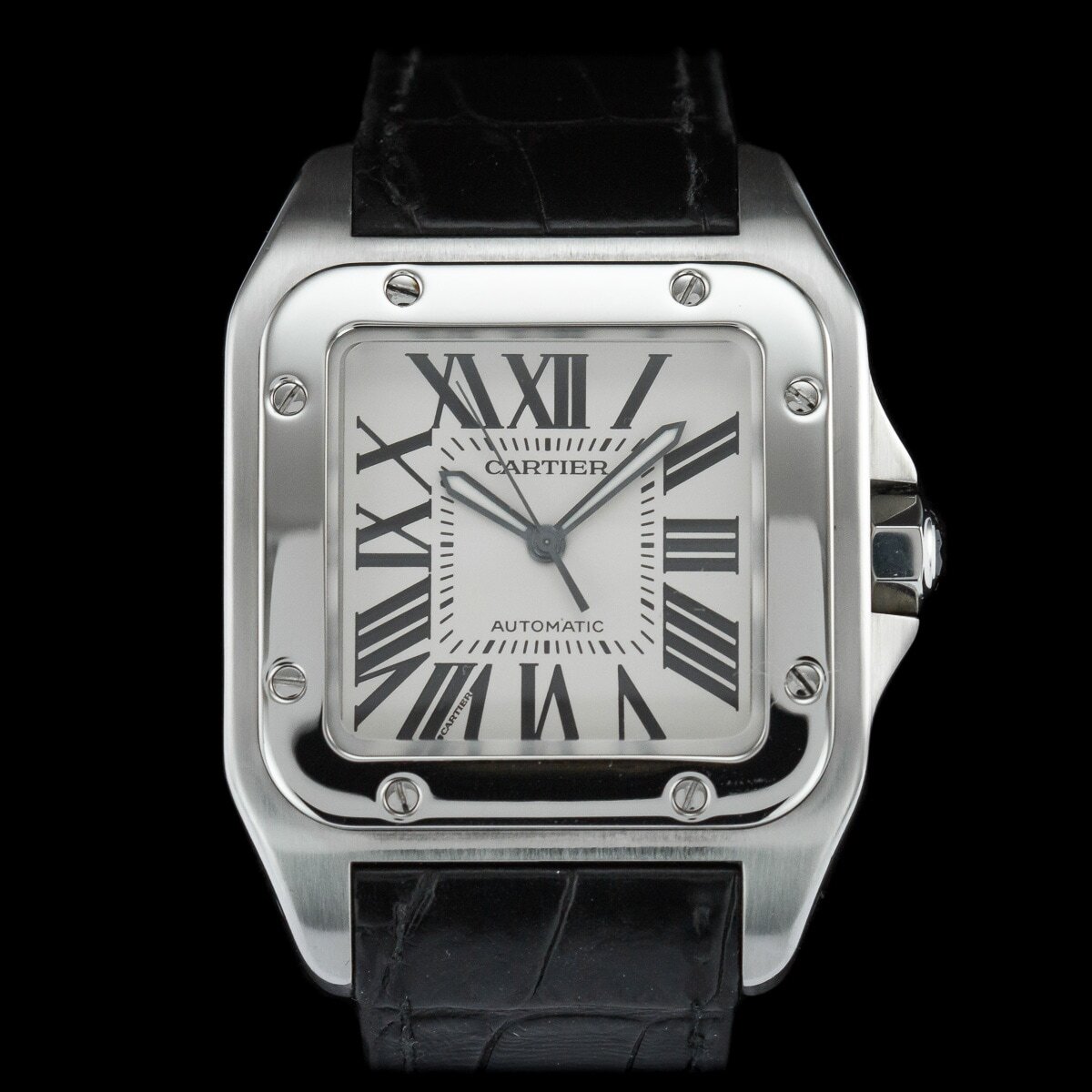Cartier Santos 100 W20073X8 box and purchase receipt 2013 