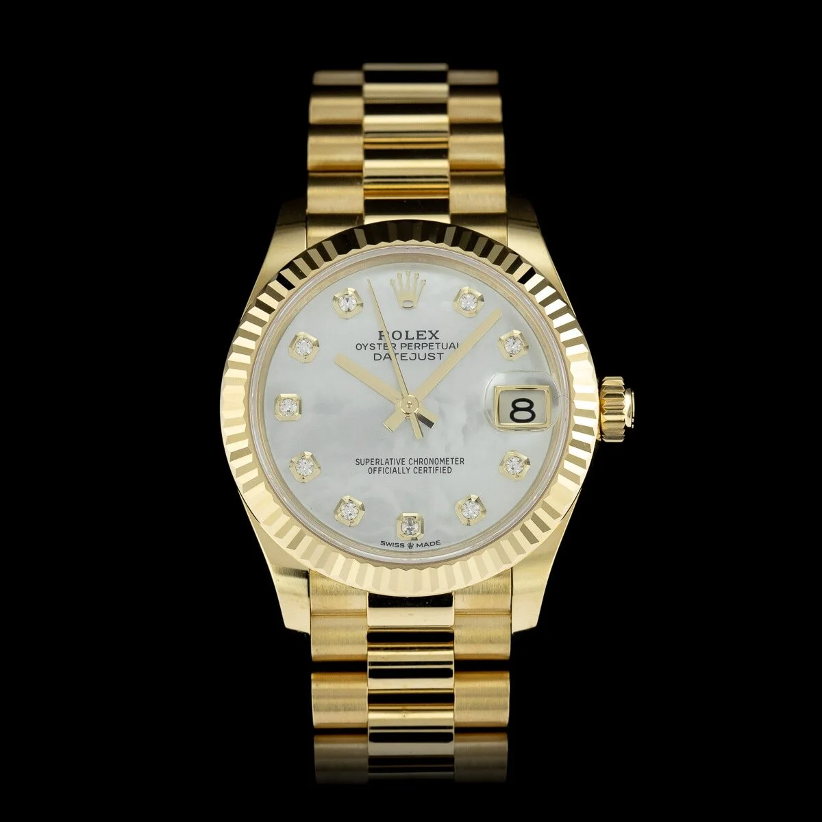 Rolex Datejust 31 ref 278278 mother of pearl diamond 2019