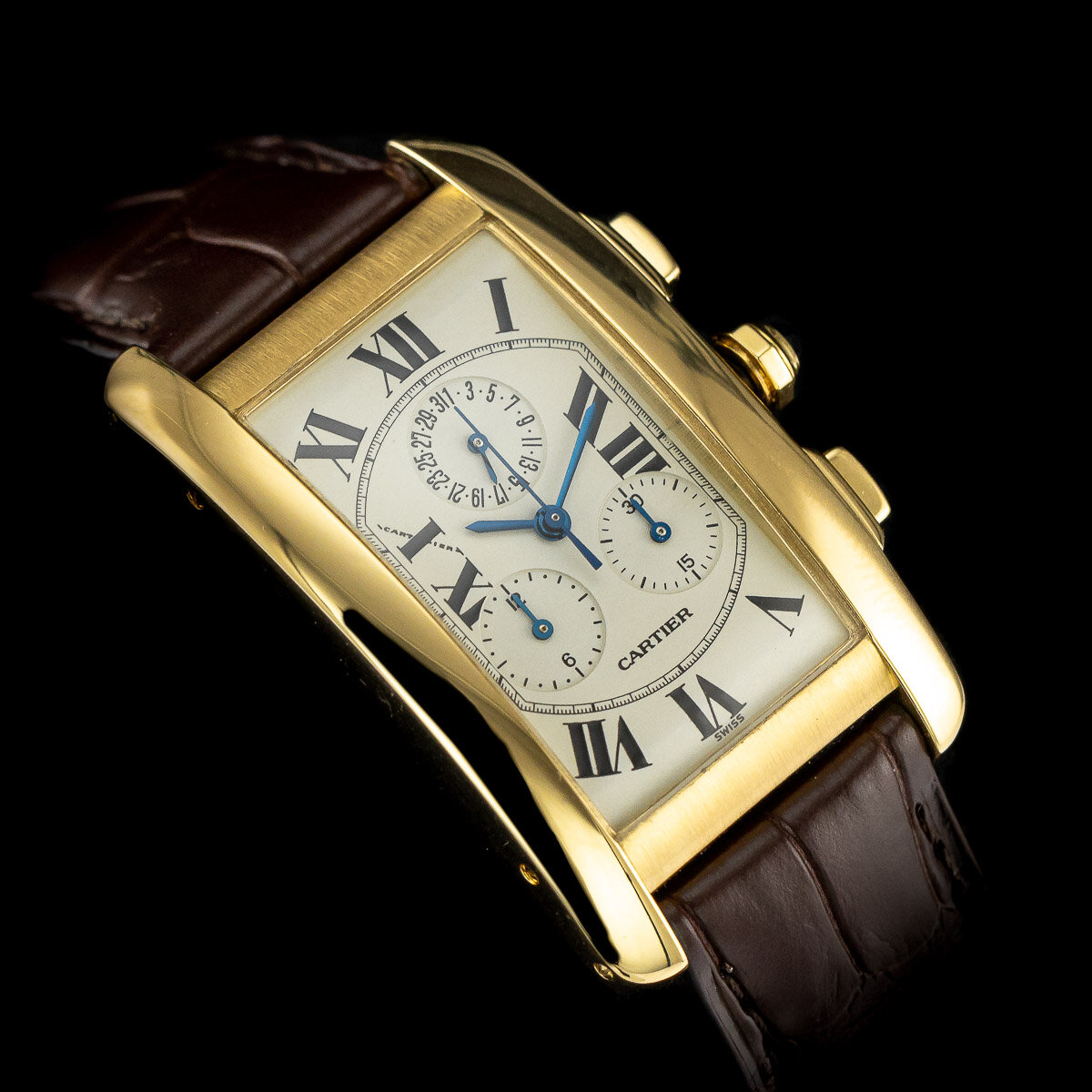 Regal Time — Cartier Tank Americaine WB710002