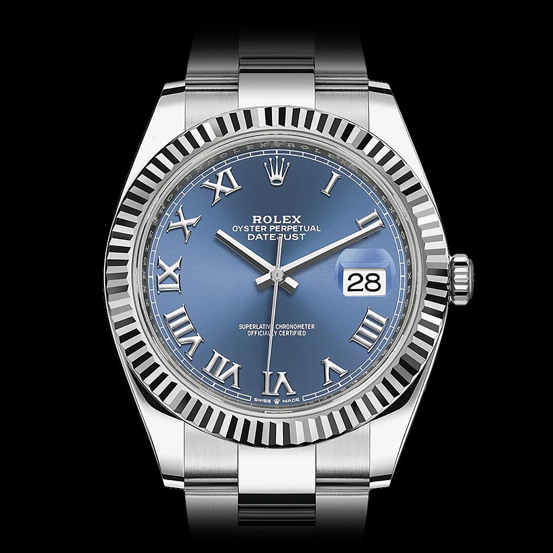 Rolex Datejust 41 ref 126334 Blue dial full set 2020 UNWORN