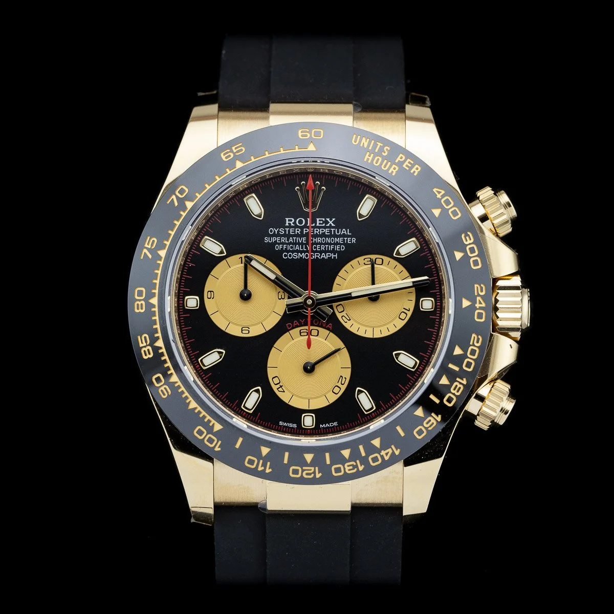 5 - regal time - rolex - cosmograph daytona - 116518LN - oysterflex - yellow gold - london dealer - 1.jpg