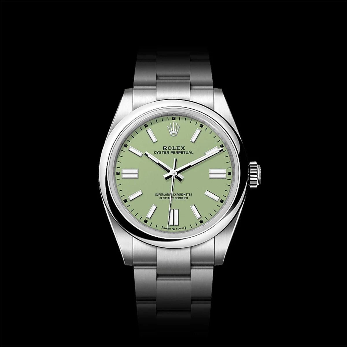 Rolex Oyster Perpetual 41mm "Pistachio" 134300 UNWORN