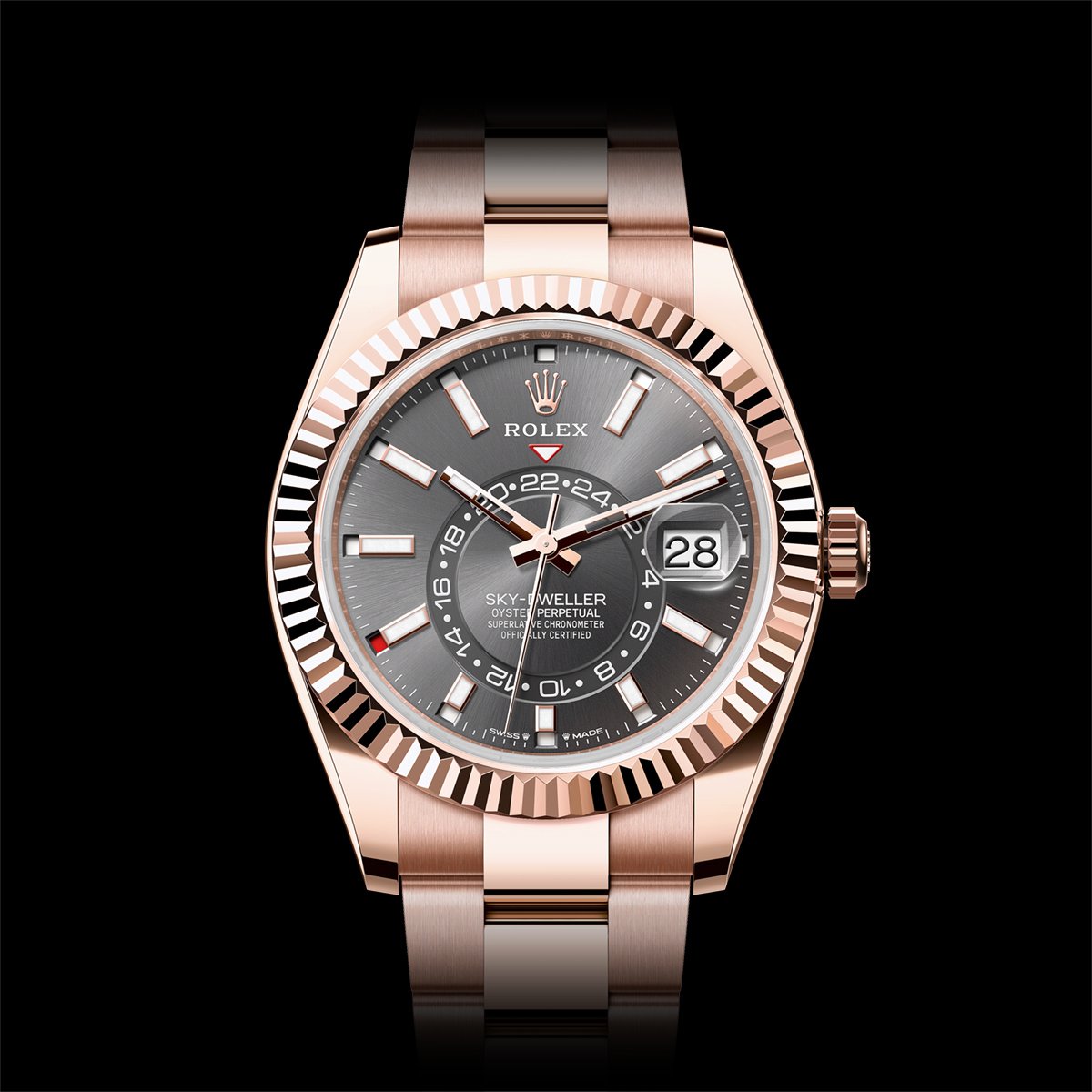 Rolex Sky-Dweller 336935 Rose Gold Slate Dial UNWORN 2022.