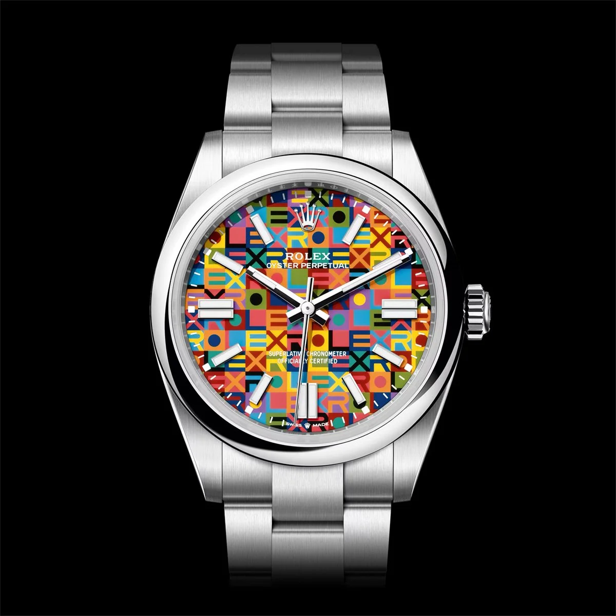 Rolex Oyster Perpetual 41 ref 134300 Multicoloured Jubilee Motif UNWORN 2026