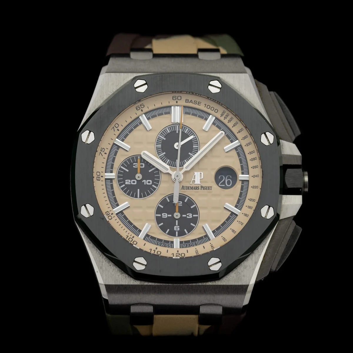 Audemars Piguet Royal Oak Offshore 26400SO.OO.A055CA.01 Green Camouflage full set Limited Edition 400 pieces