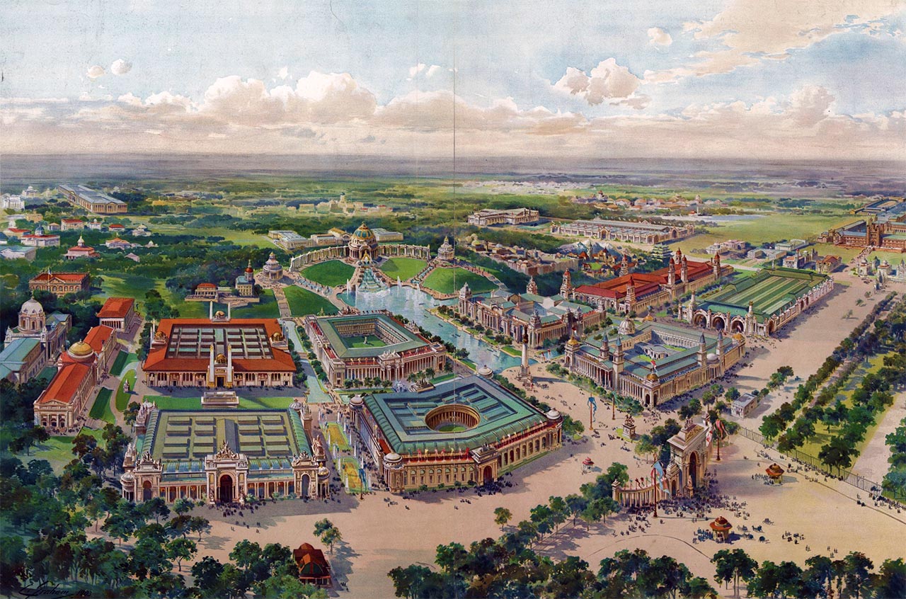 Map of the 1904 World's Fair. Source: World's Fair, St Louis, 1904. Library of Congress.