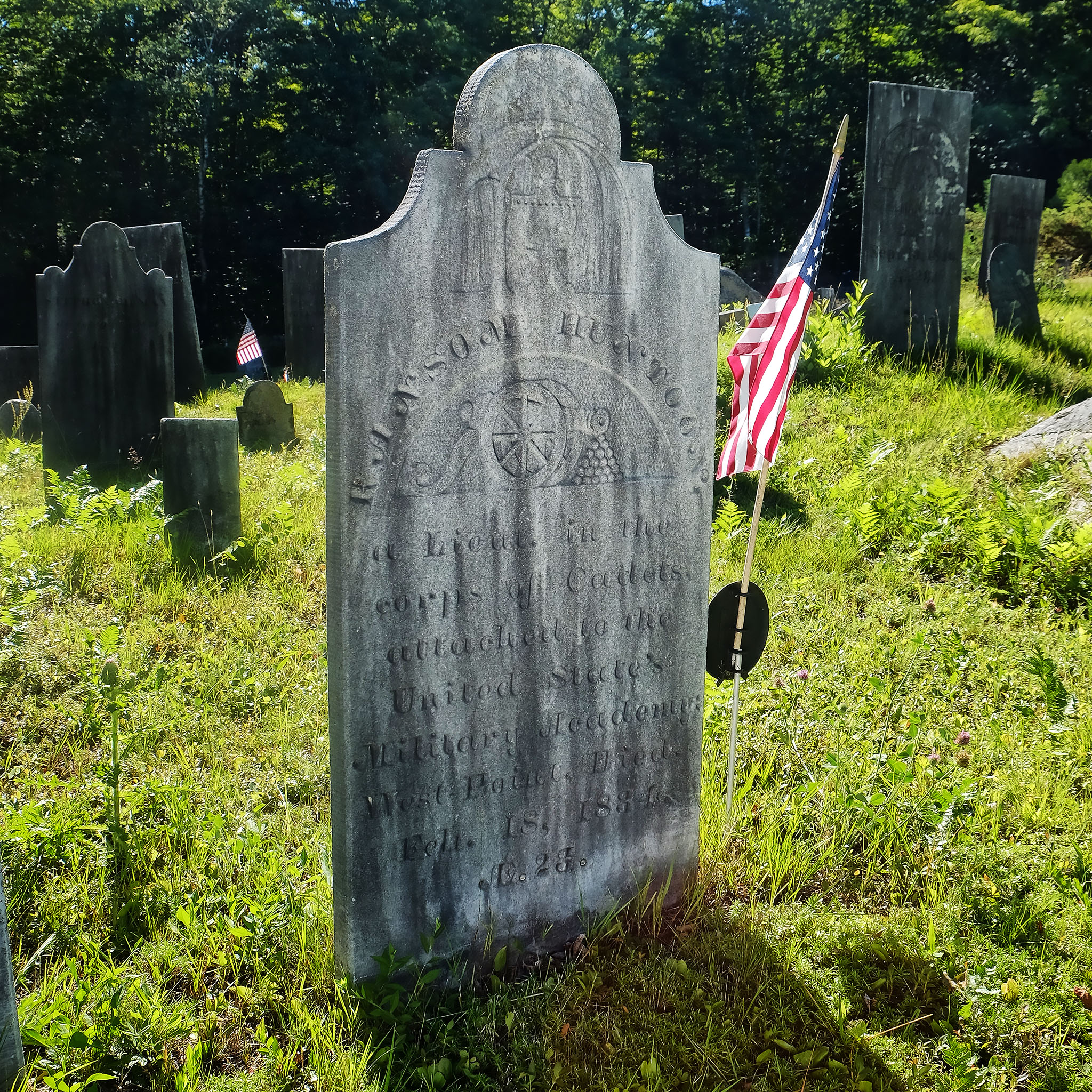 Grave of Ransom Huntoon, 2016. Photo by Author. 