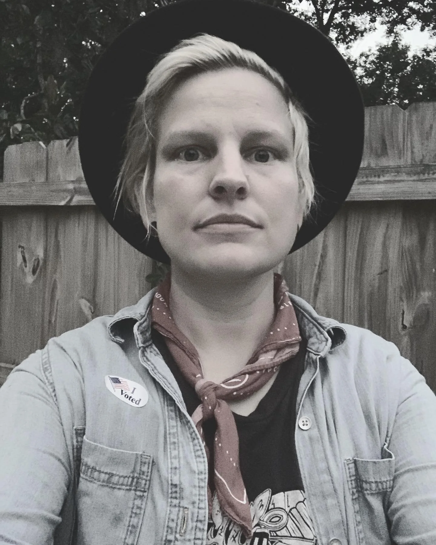 Today, I successfully put on actual pants 👖 changed the strings on my guitar box 🎸 played a backyard show for @boldcitycircuit 📻 voted for @angieforjax (district 14, y&rsquo;all should too if you care about our future) 🗳 and I only complained onc