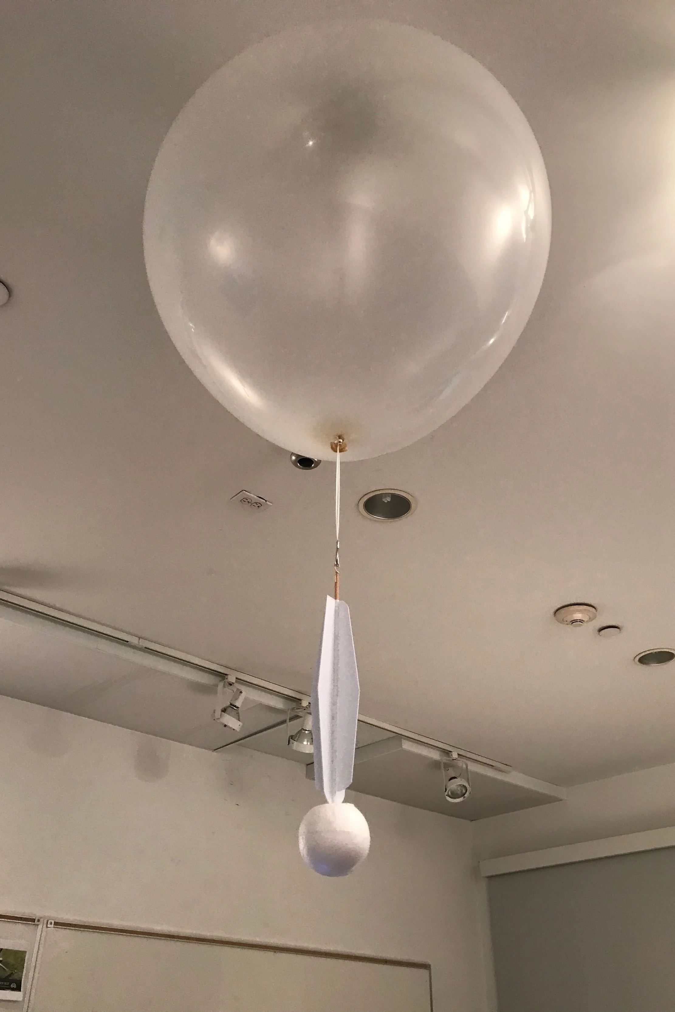 The idea of being suspended by a balloon, helped in preserving energy. The challenge here was maintaining control and considering for weight.