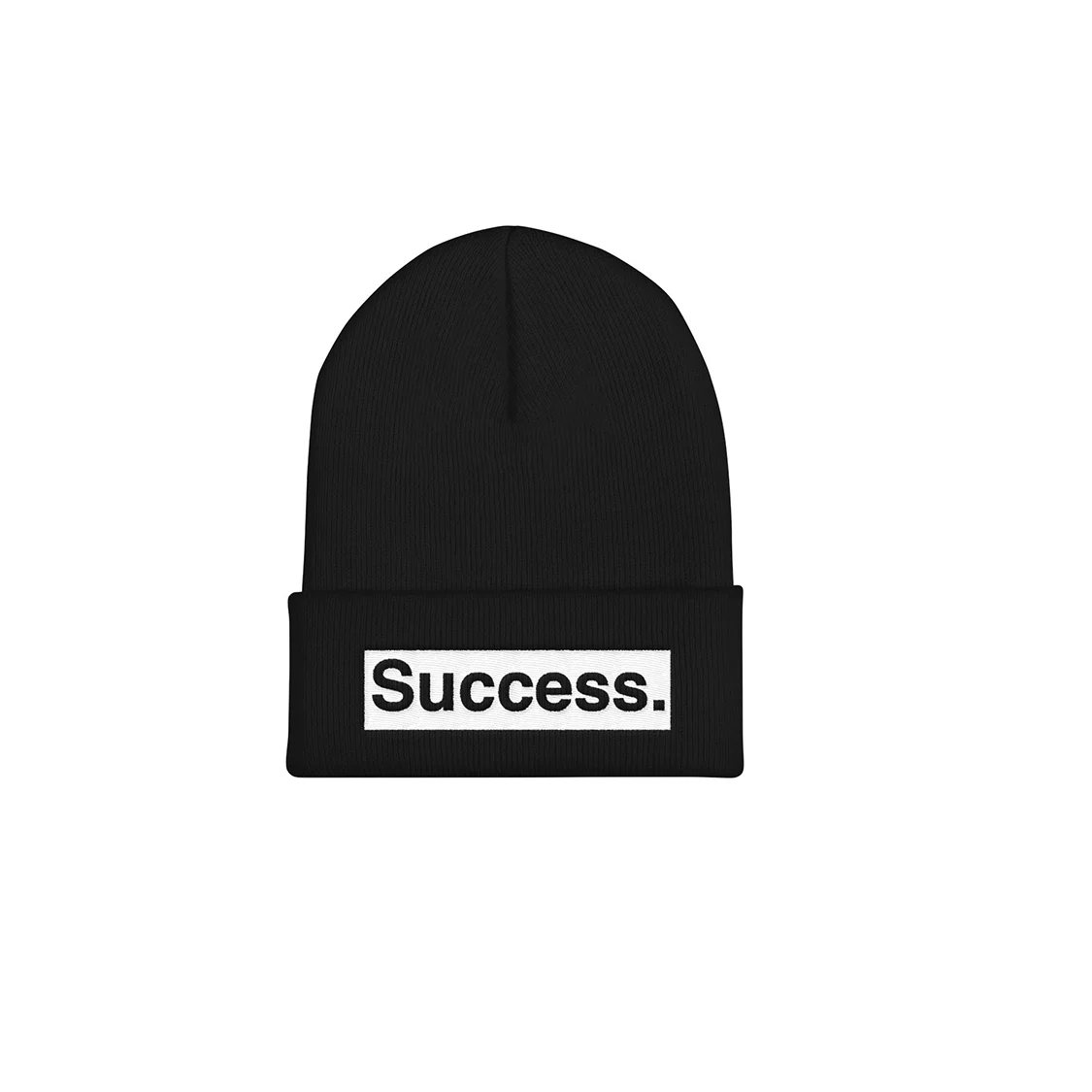 Success 12" Cuffed Beanie (Flat Embroidery)