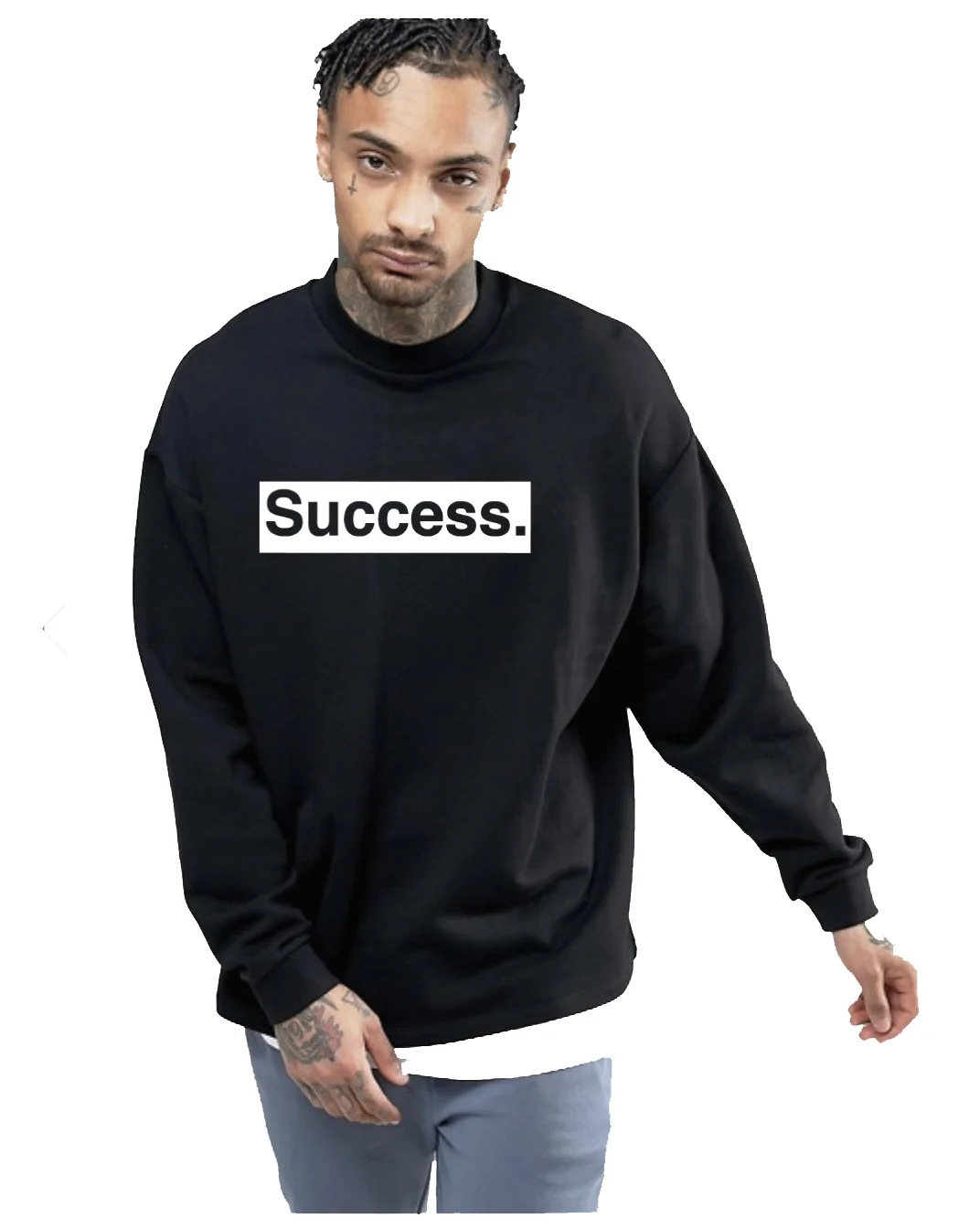 Men Success Fleece Raglan