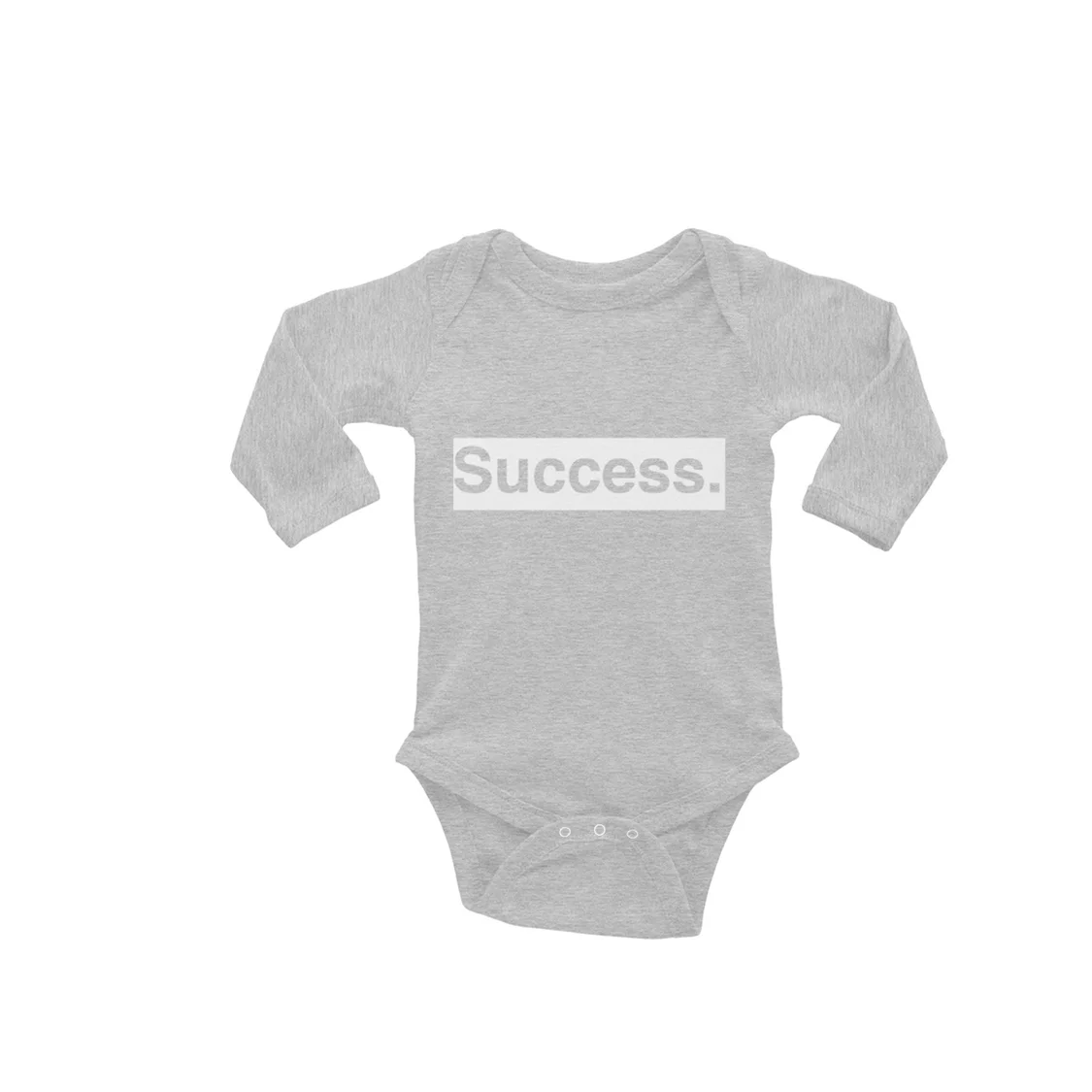 Success Infant Long Sleeve Baby Rib Bodysuit