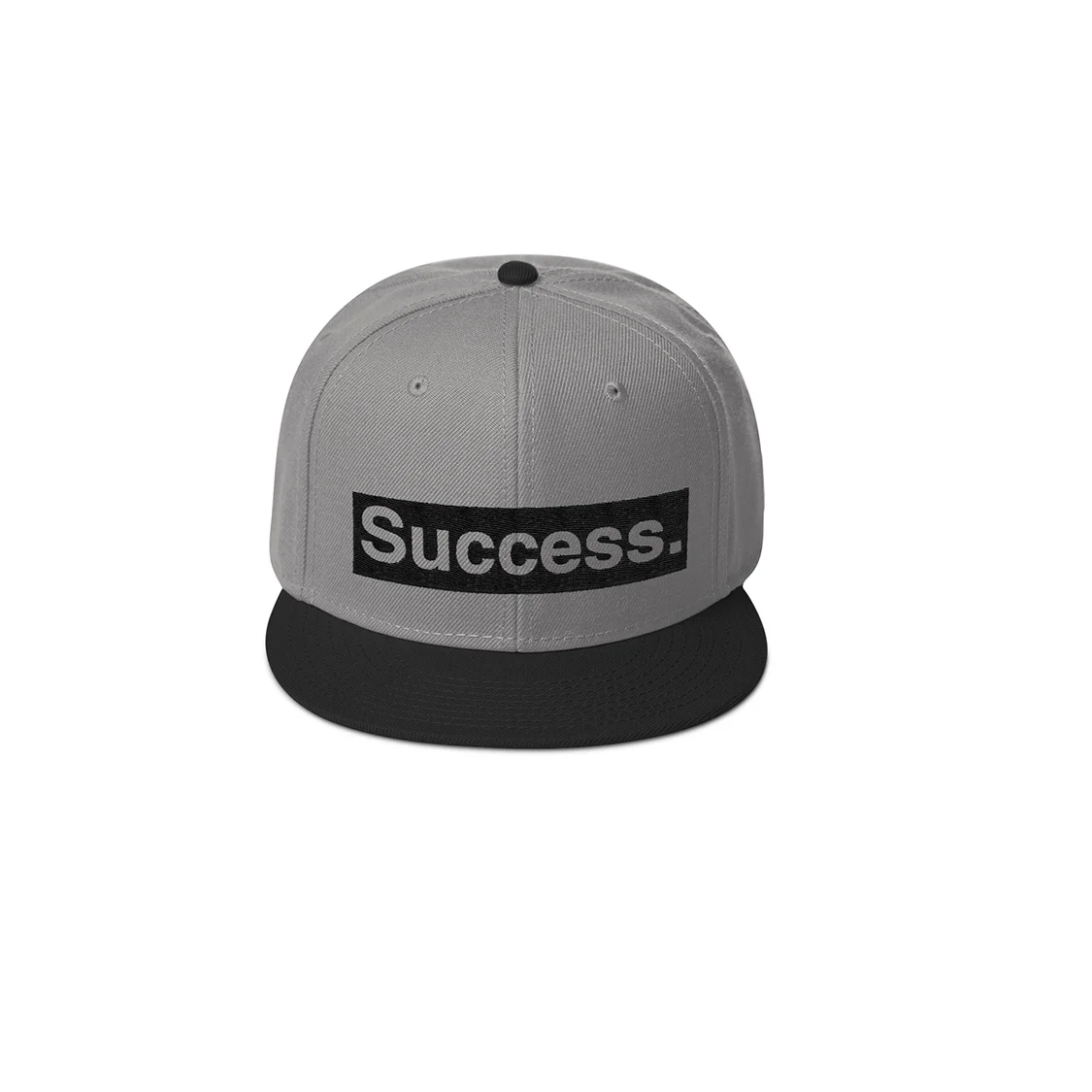 Wool Blend Snapback (BlkGryGry).jpg