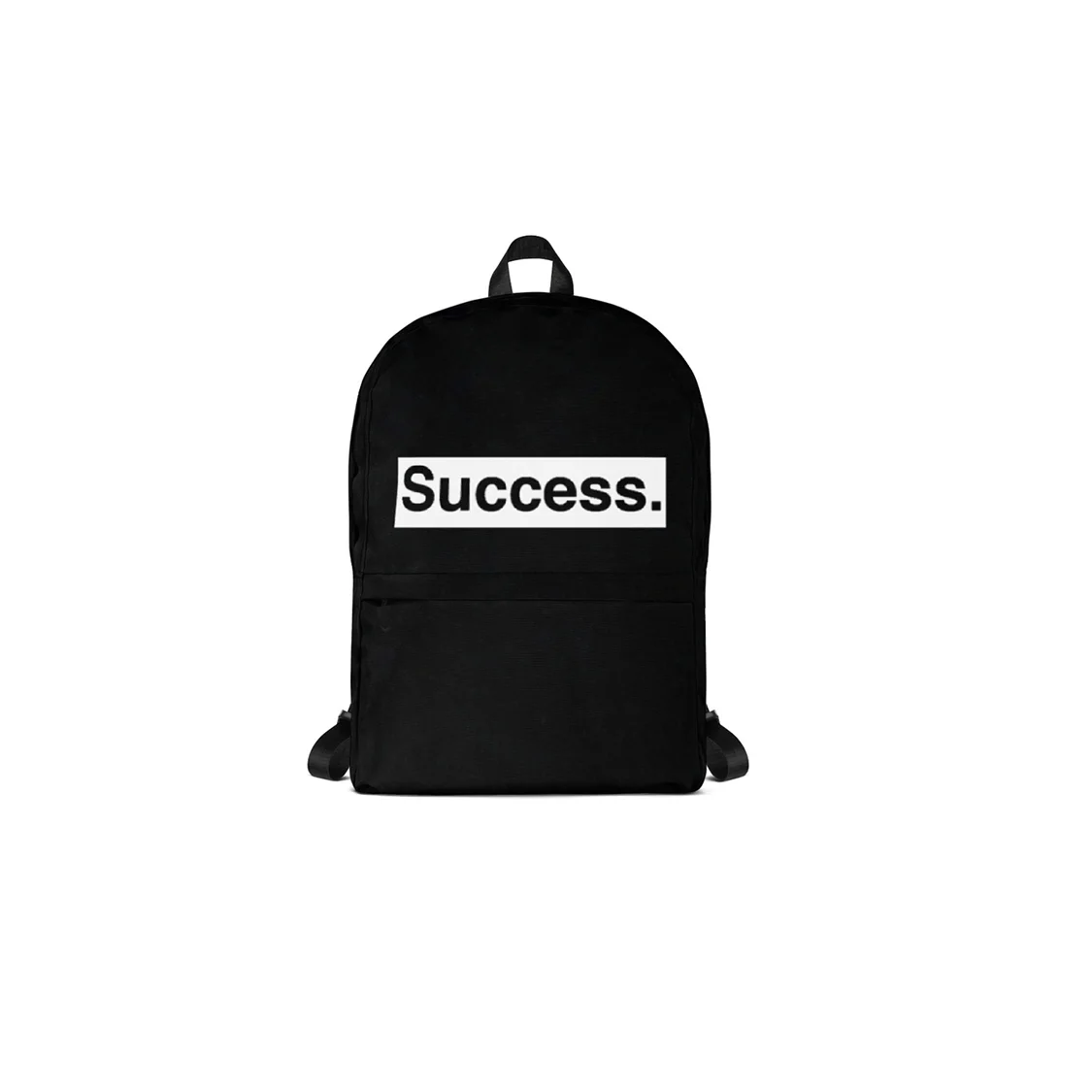 Black Success Backpack Front .jpg