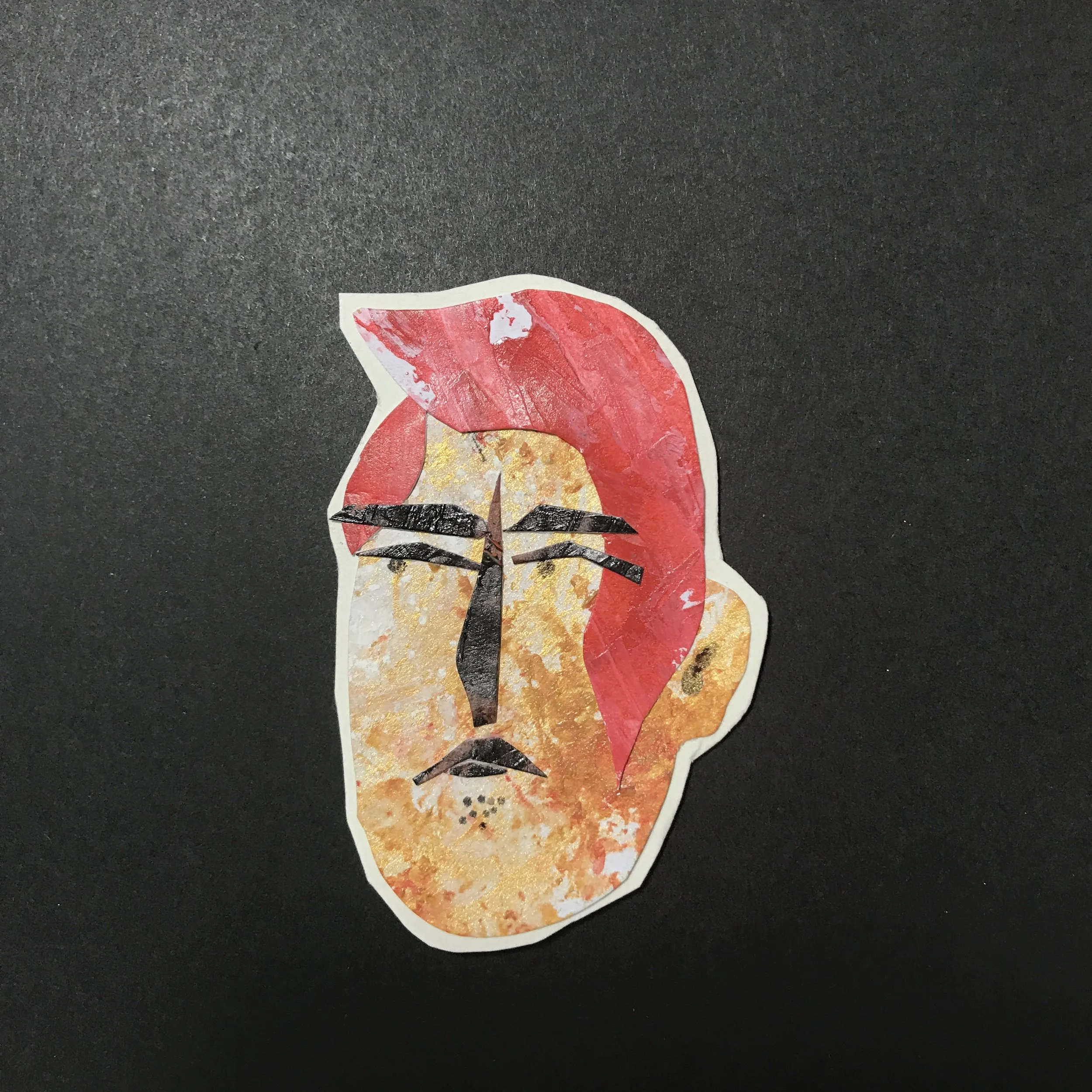  Characters design - Medium: collage and ink on papers.  