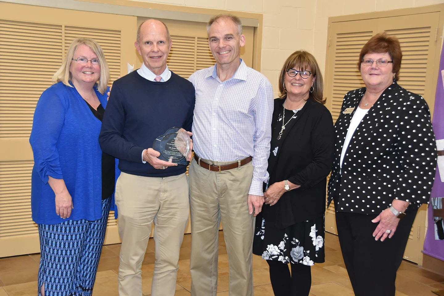 Lynn Leonard Service Above Self Award | Dr. John Arey