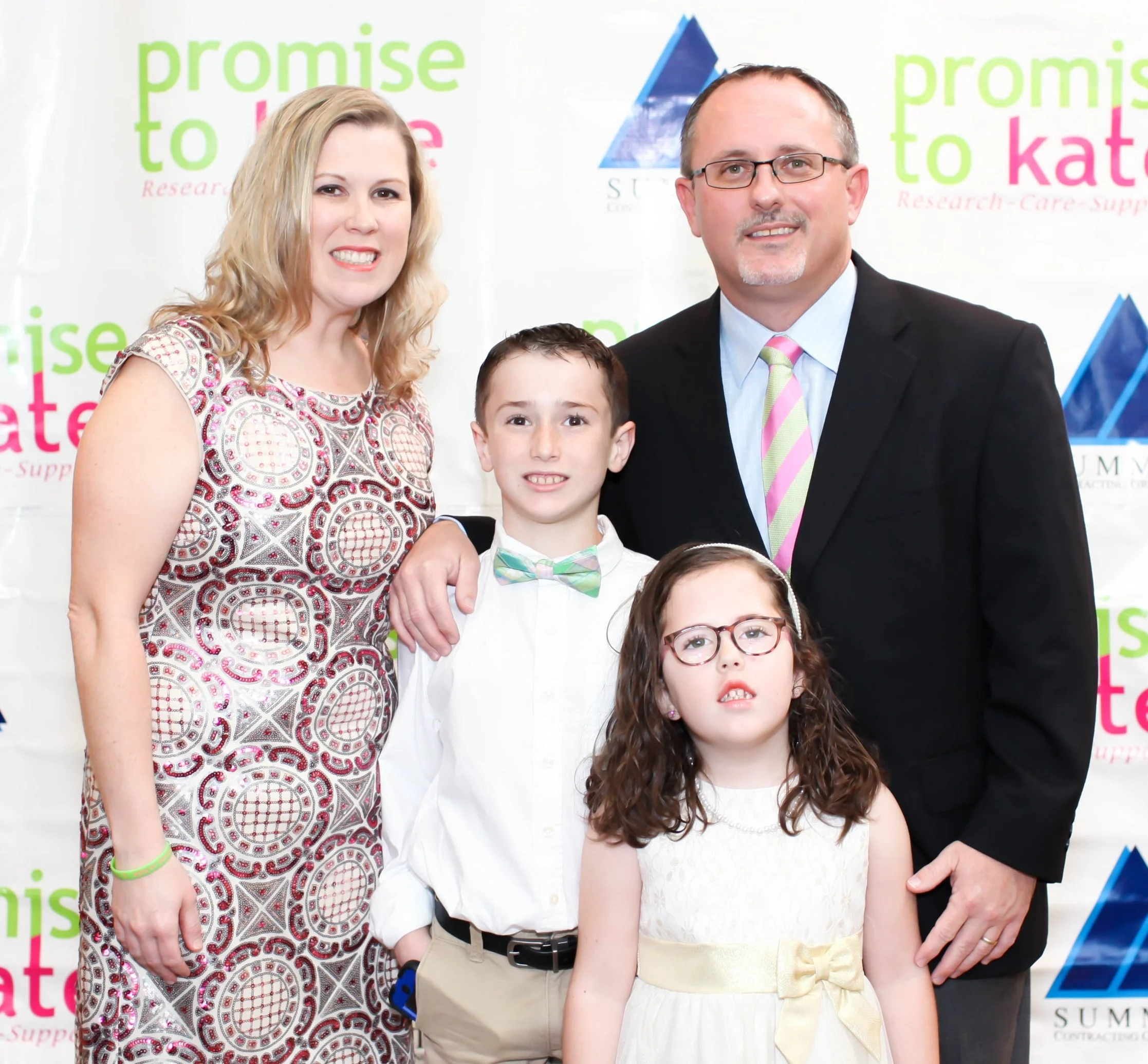 Elizabeth, David, Charlie and Kate Conte pictured at last year's event.