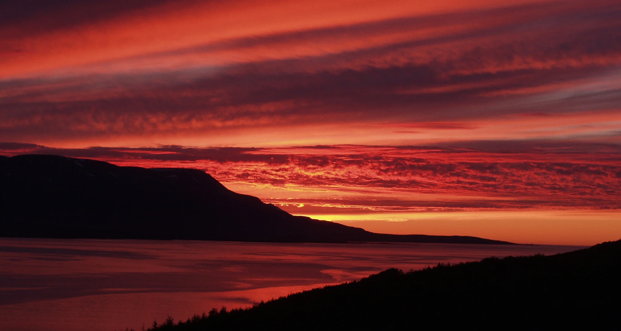 Sunset in Akureyri Iceland Atlantik incentive cruise conference DMC PCO.jpg