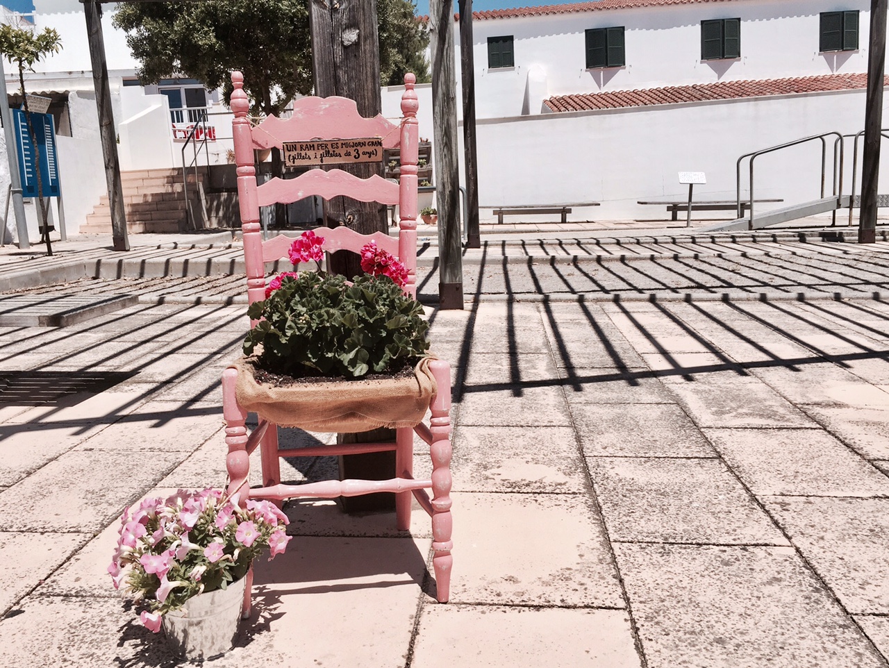 The streets of the island