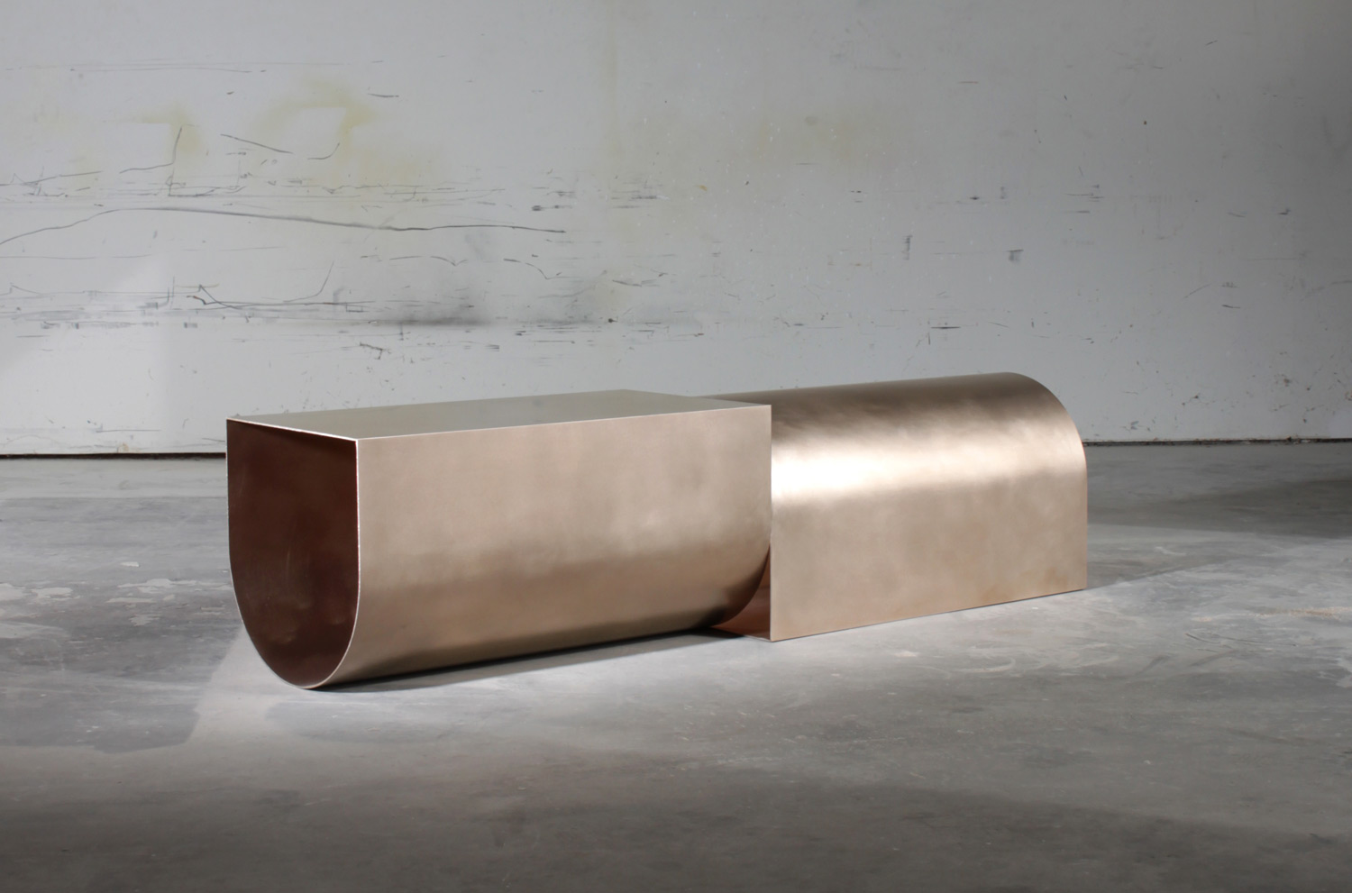 U Bench - Bronze