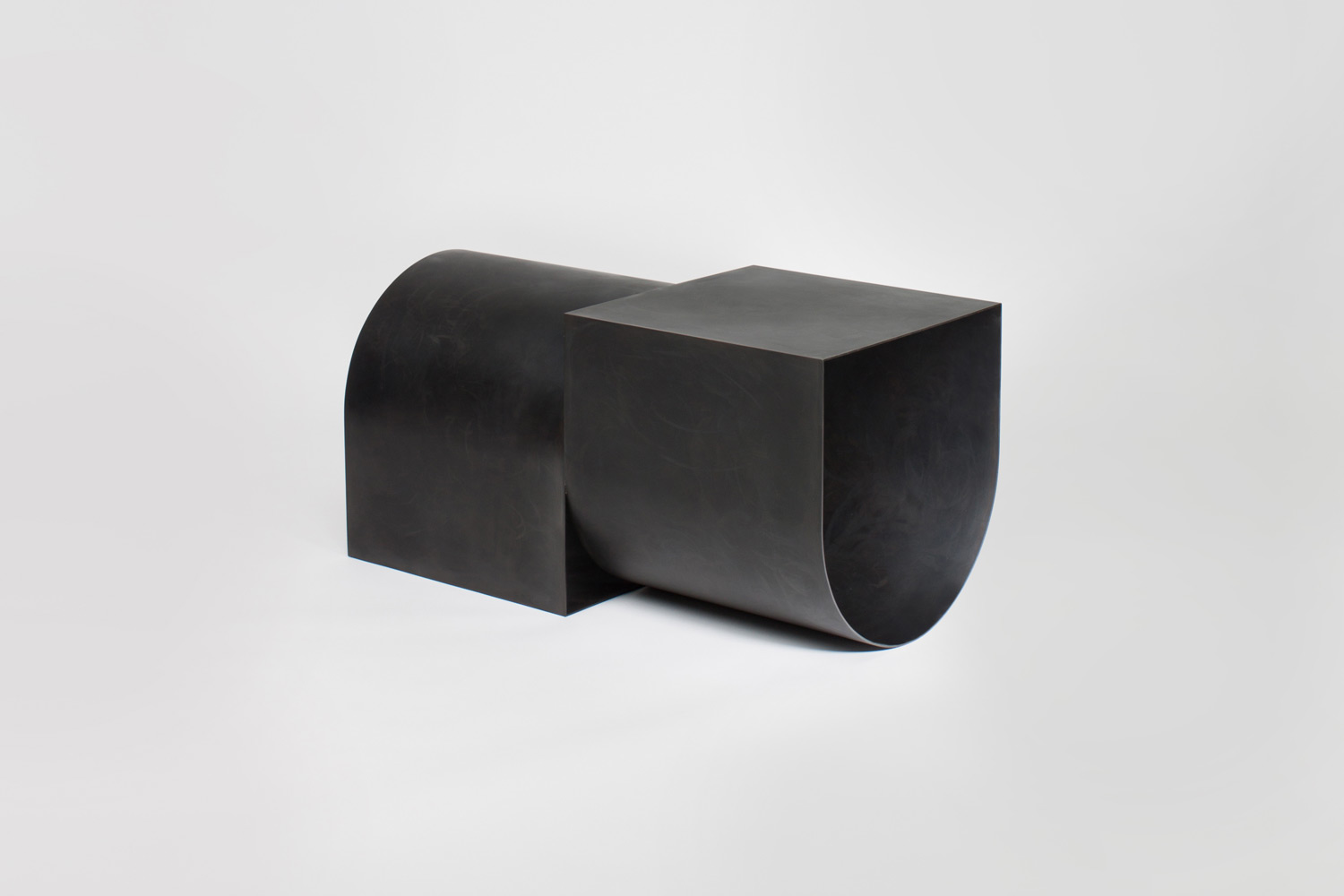 U Bench - 3' Blackened Steel