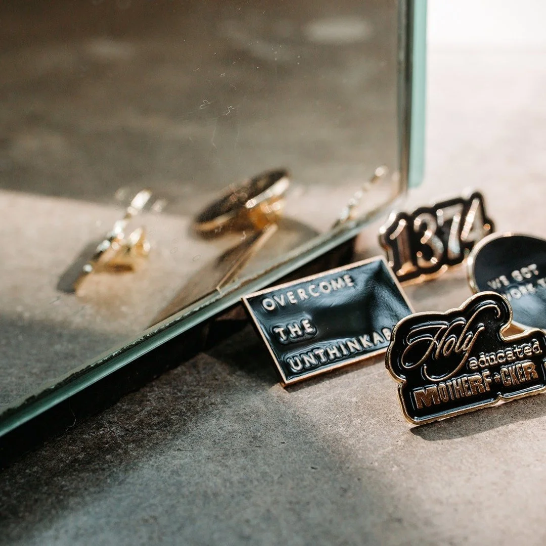 Looking for a gift that inspires? 🎁 The 'Overcome the Unthinkable' pin is perfect for leaders, friends, and anyone on a growth journey. Order yours today at www.LivelyParadox.com. #InspirationOnTheGo #LeadershipGifts