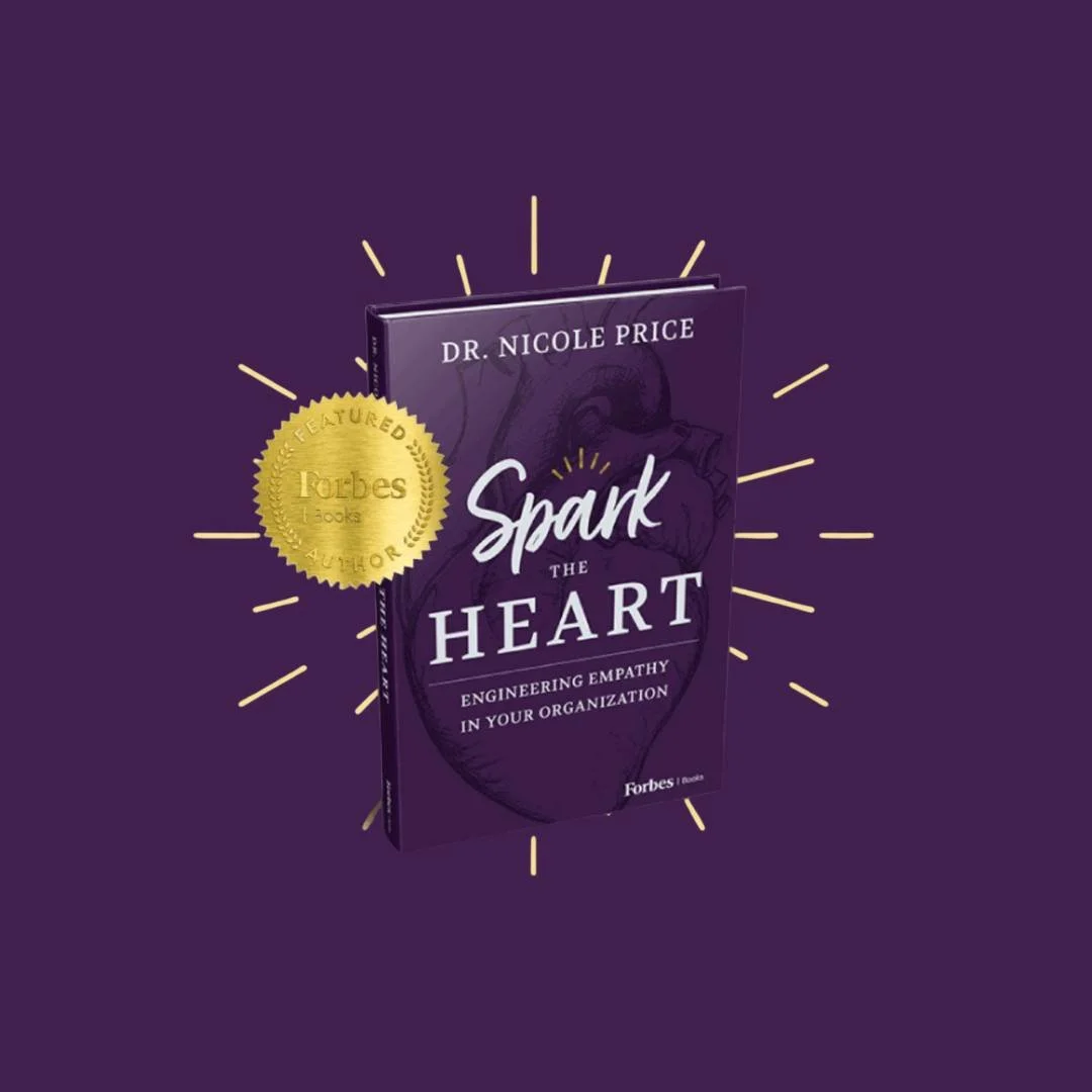 Need inspiration? Start with 'Spark the Heart.' This Forbes-featured book by Dr. Nicole Price offers practical tools for empathetic leadership. Order now on Amazon! #EmpathyDrivenLeadership #ForbesBooks