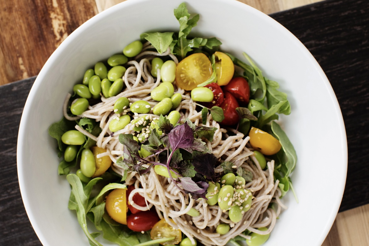 Hiyashi Soba Noodle Salad