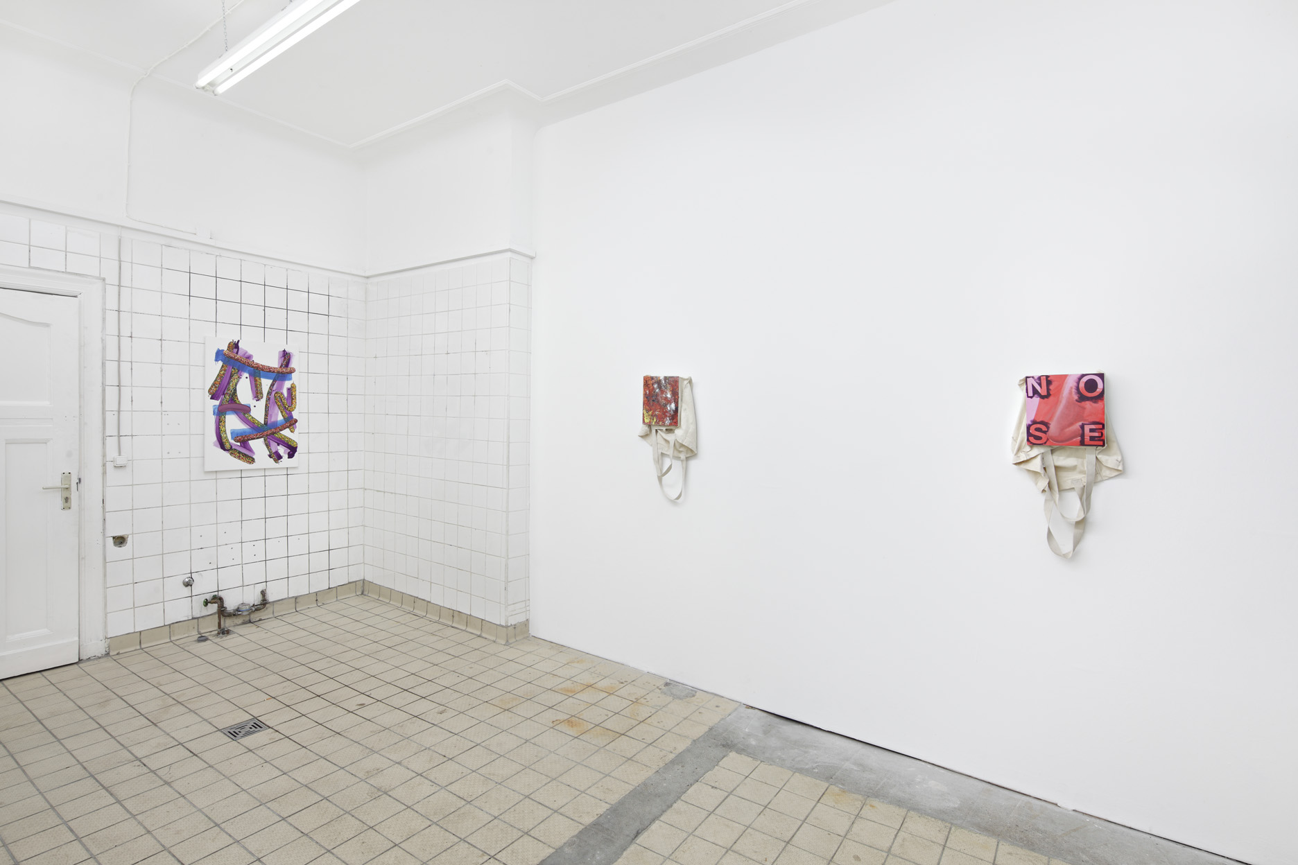 Installation of Piggish, Frankfurt Galerie, Berlin