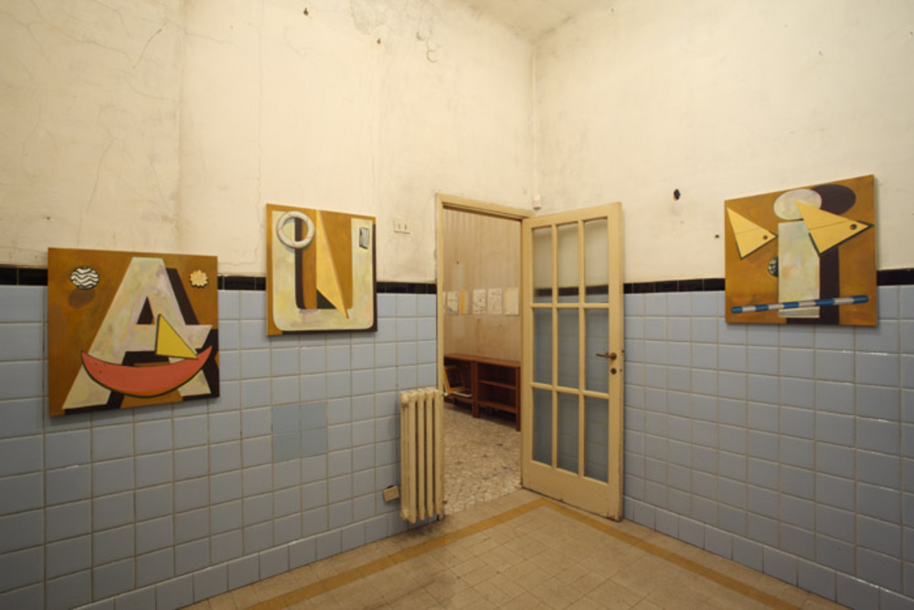 Installation view at Spazio Morris, Milan