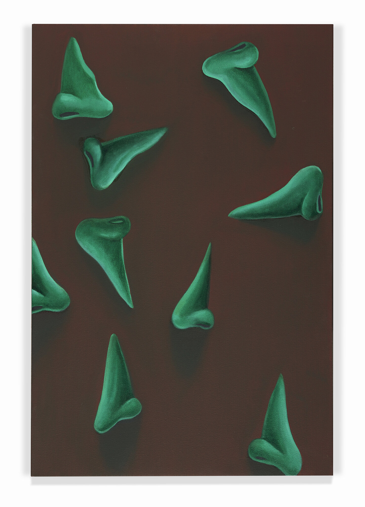 Untitled (Green Noses), 2019