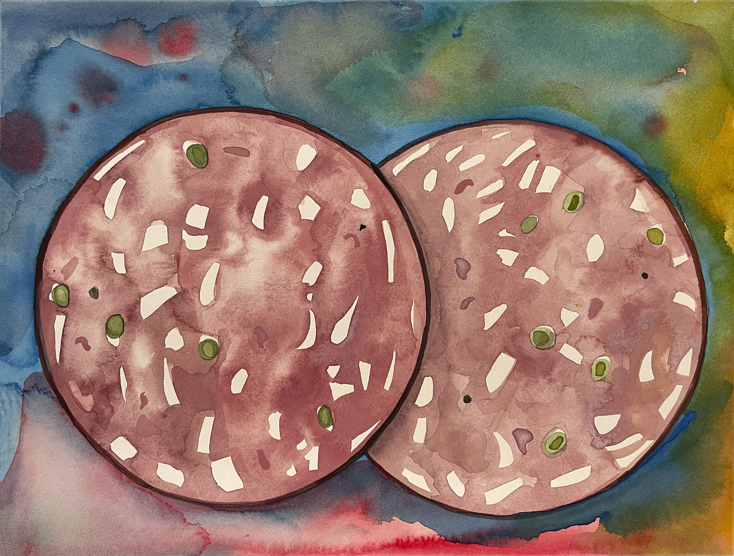 Untitled (Double Mortadella), 2021