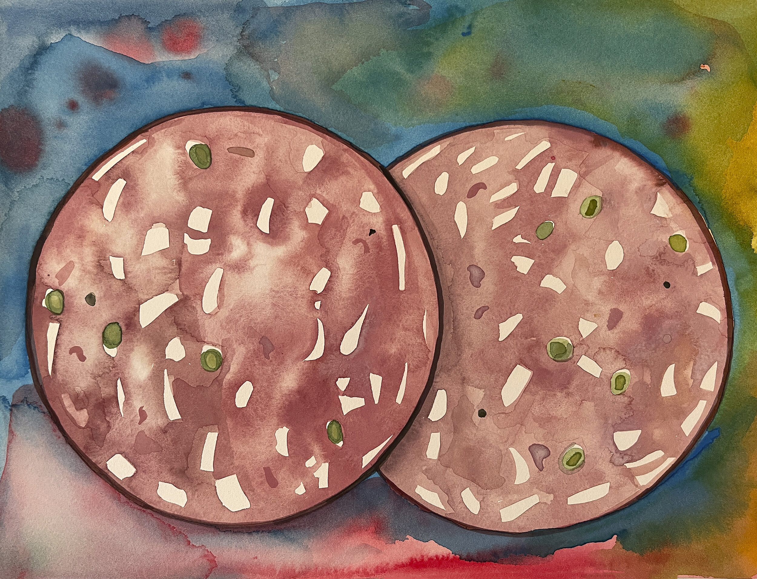 Untitled (Double Mortadella), 2021