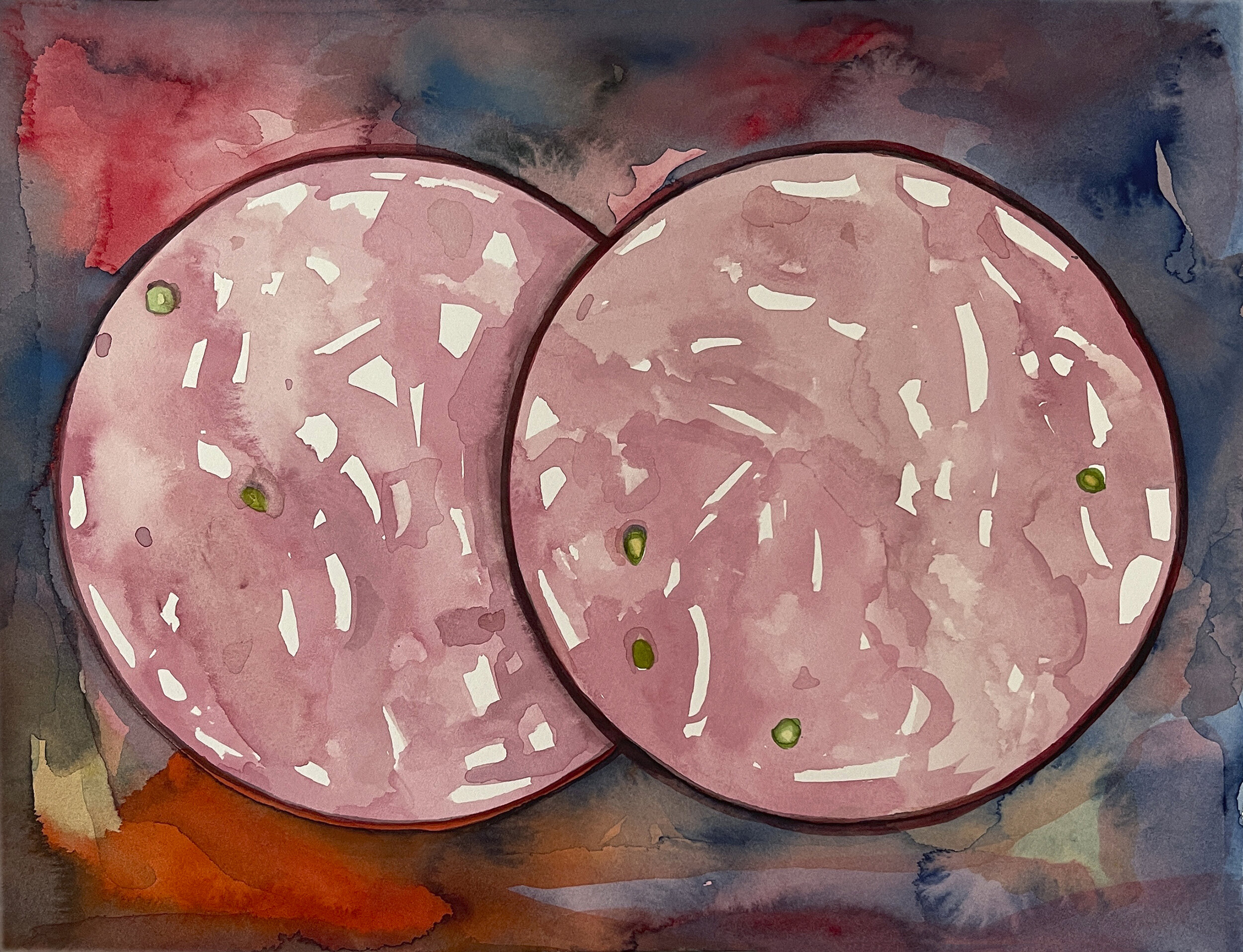 Untitled (Double Mortadella), 2021