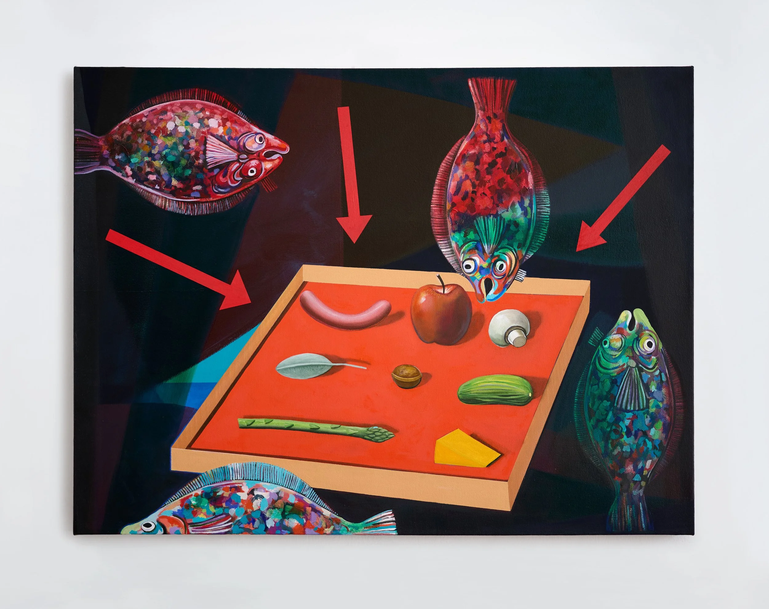  Oil on canvas  (30 by 40 in.)  (studio)   