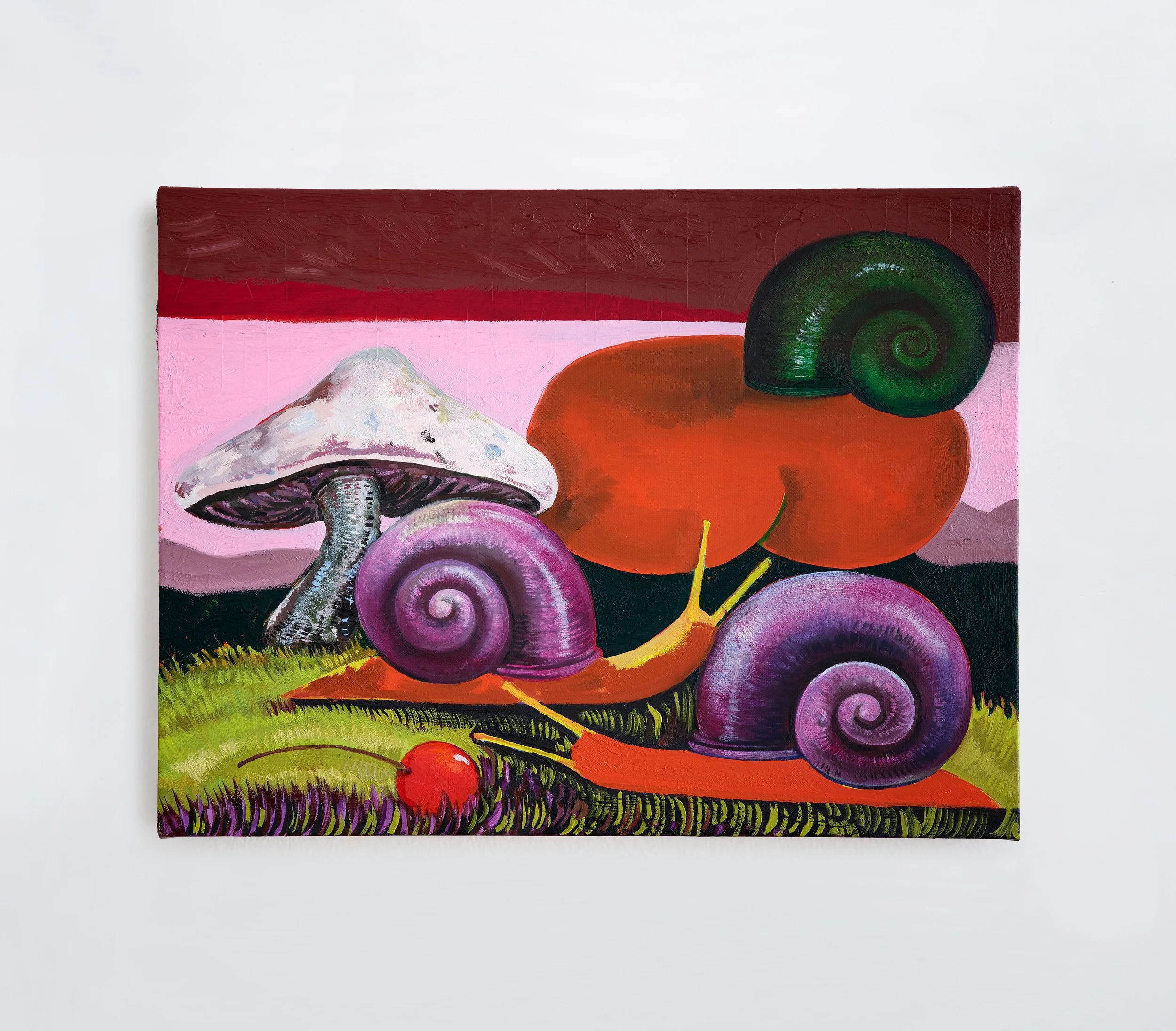  Oil on linen  (12 by 16 in.)  (studio) 