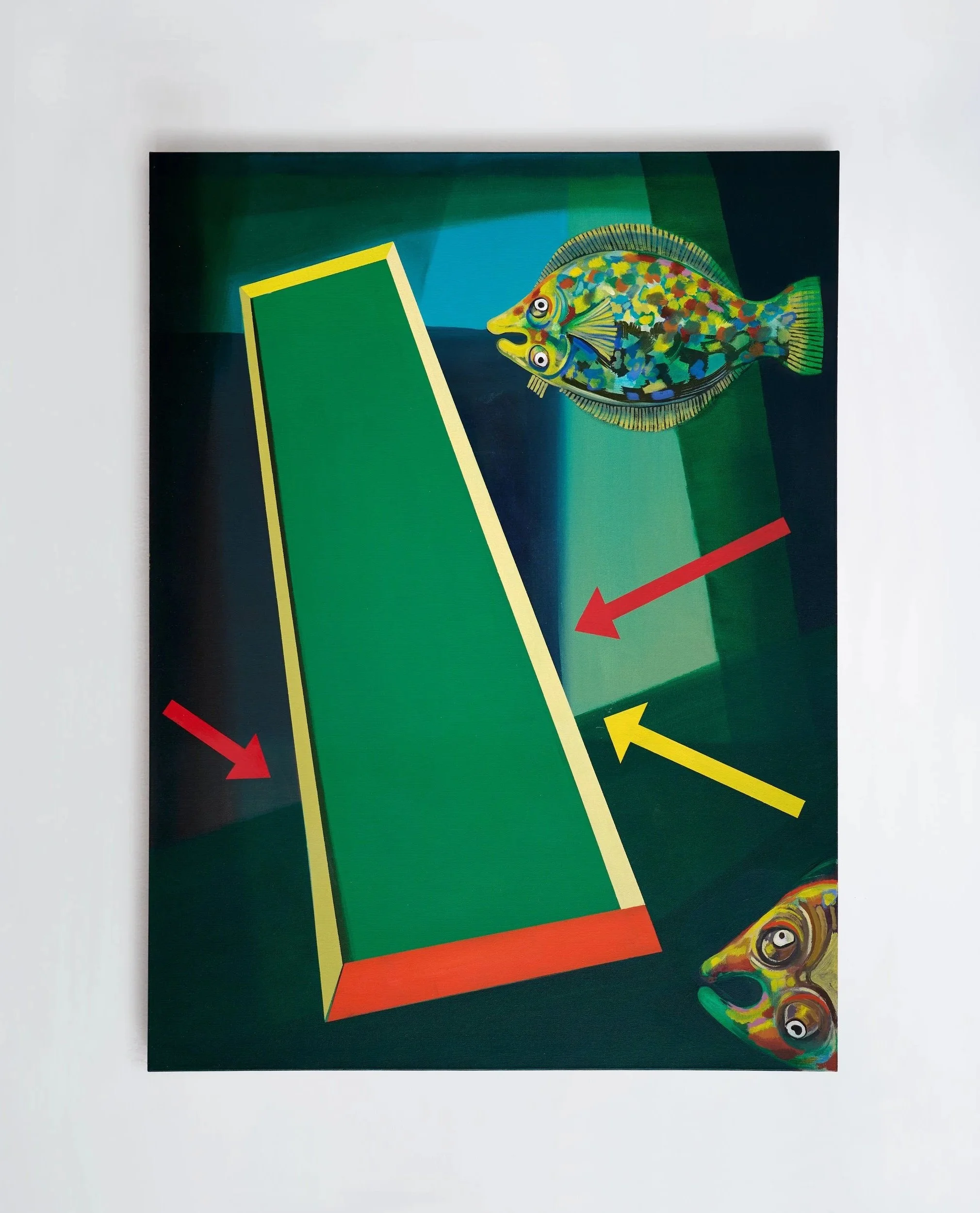  Oil on canvas  (30 by 40 in.)  (studio) 