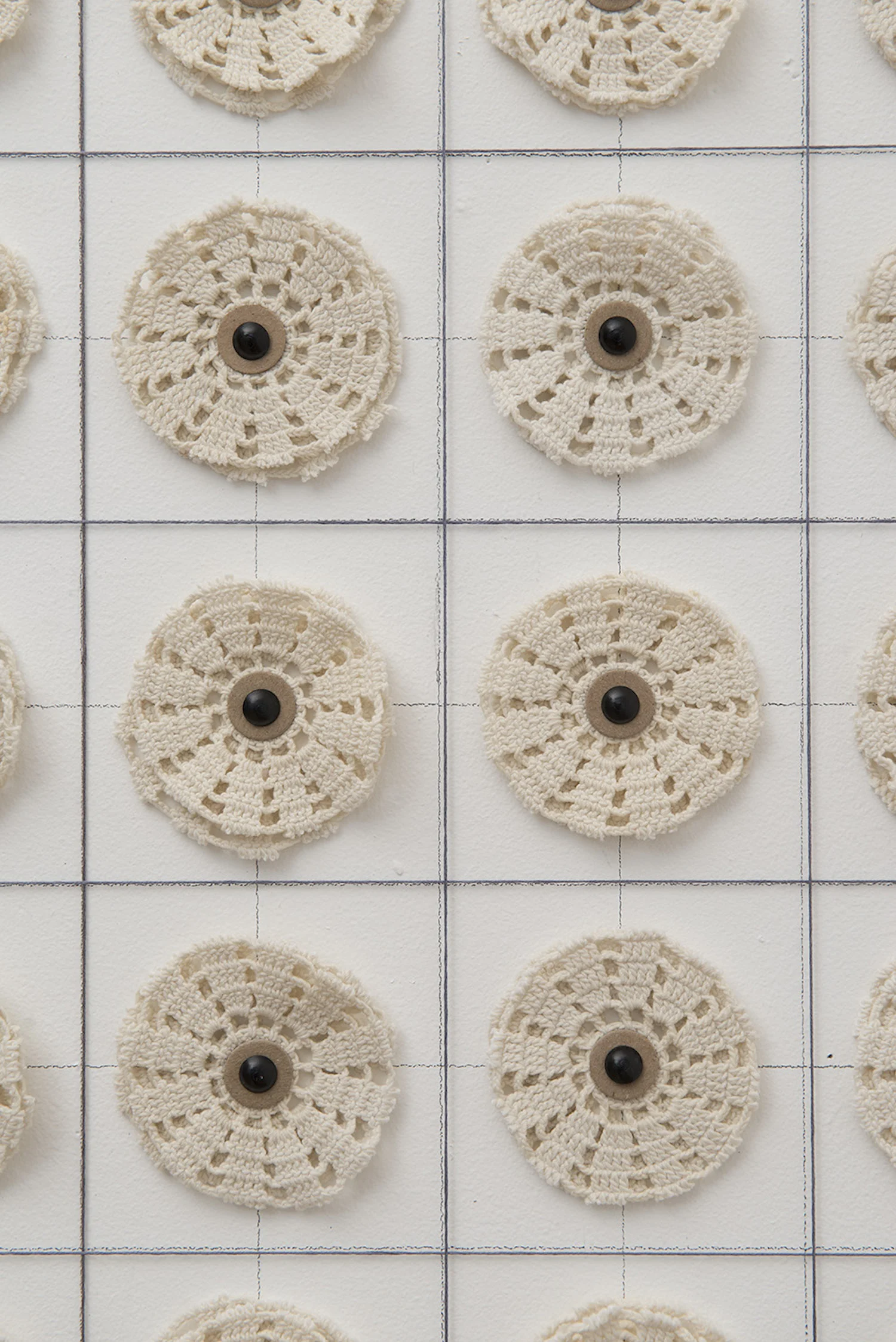 My Mother's Crocheted Coverlet, Revisited, Part B, detail