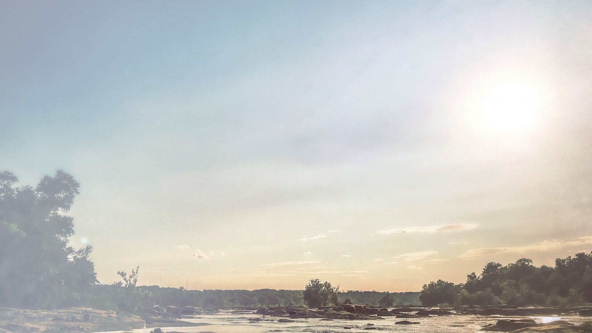 Belle Isle Richmond Virginia at Sunset Zoom Background