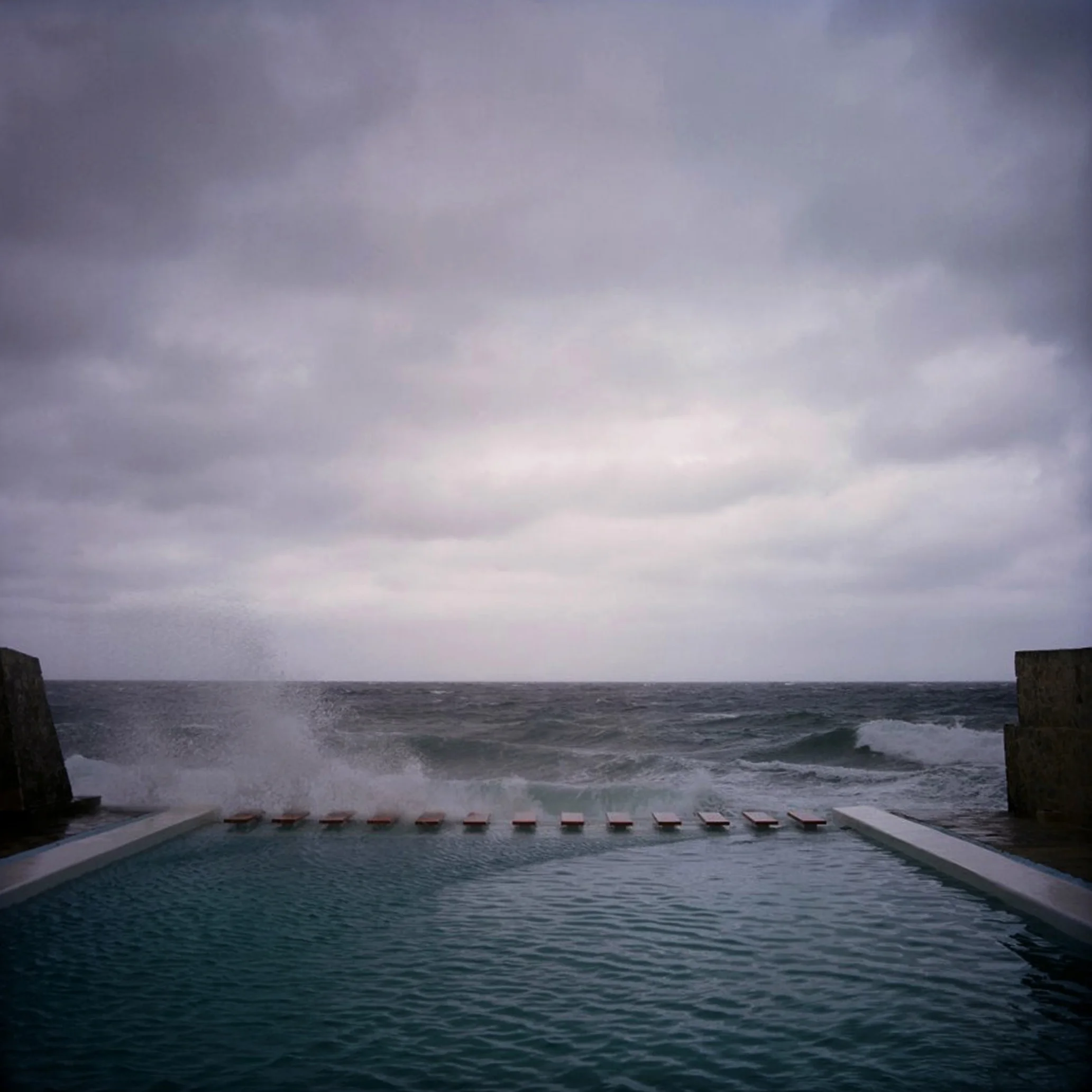  Red Steps Pool by Jock McDonald 
