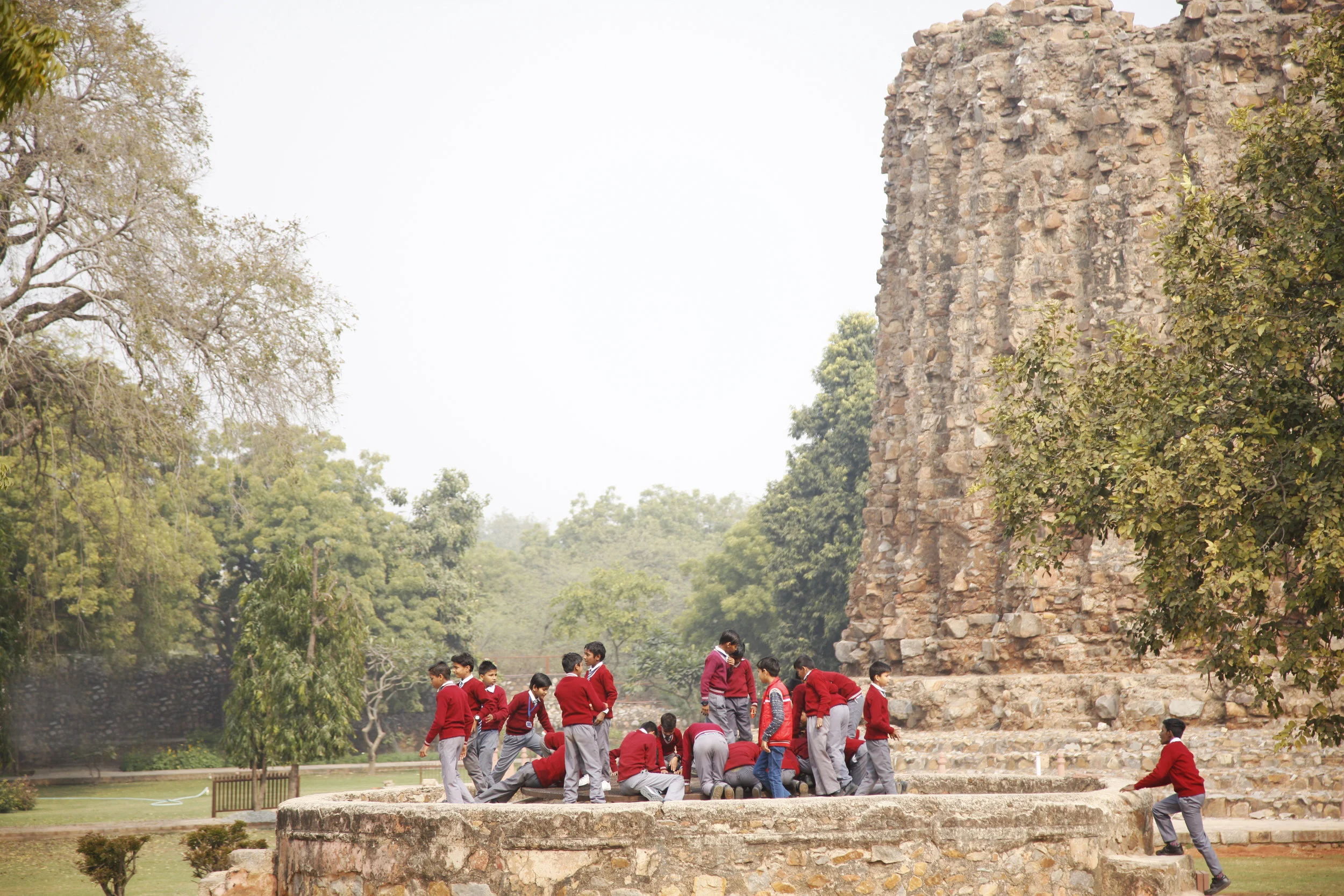 School Boys, Field Trip by Jock McDonald 