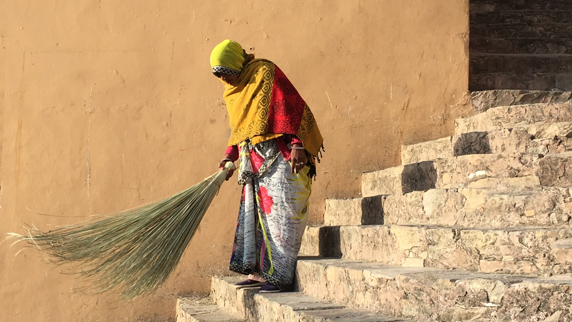  The Sweeper by Jock McDonald 