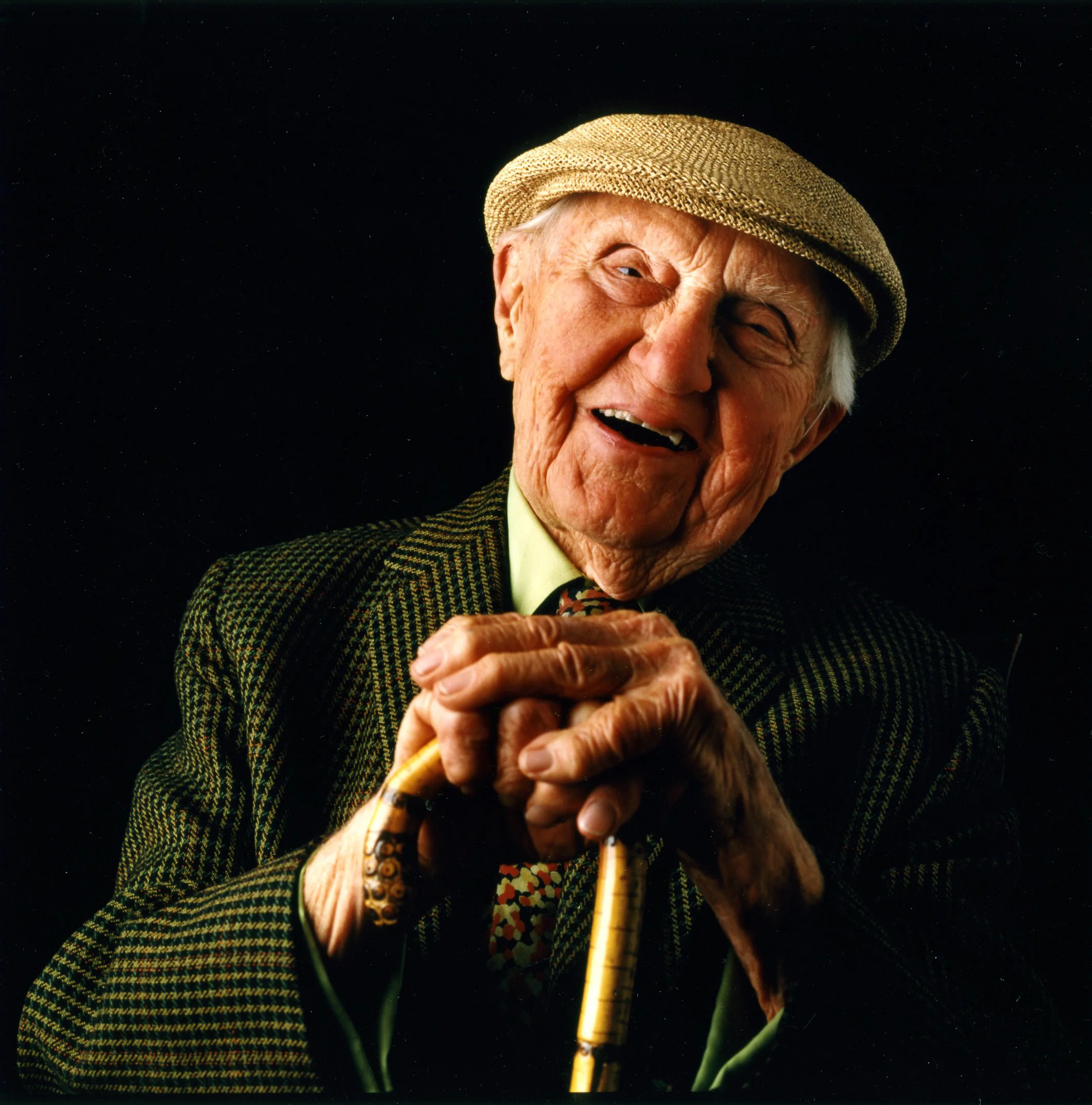  Rudolph Schaeffer, Artist, 100 Birthday Portrait by Jock McDonald 