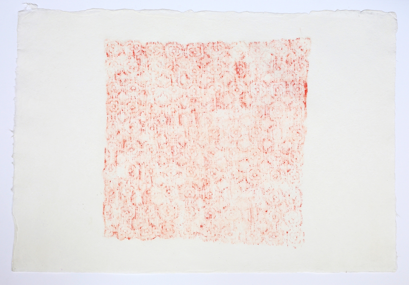  Handkerchief. 2015. Crayon on Paper. 11" x 17" 