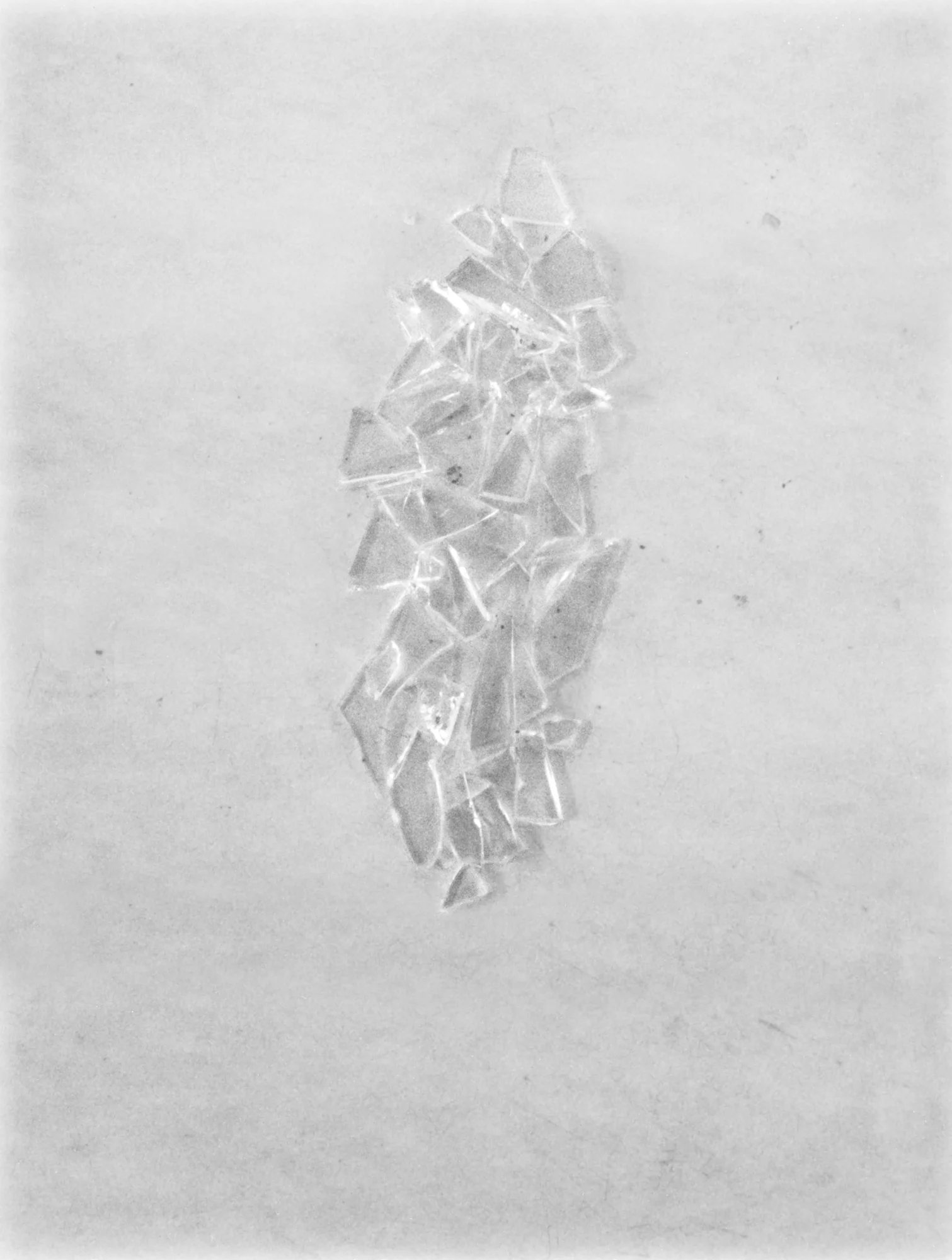 Broken Glass in Diamond Shape