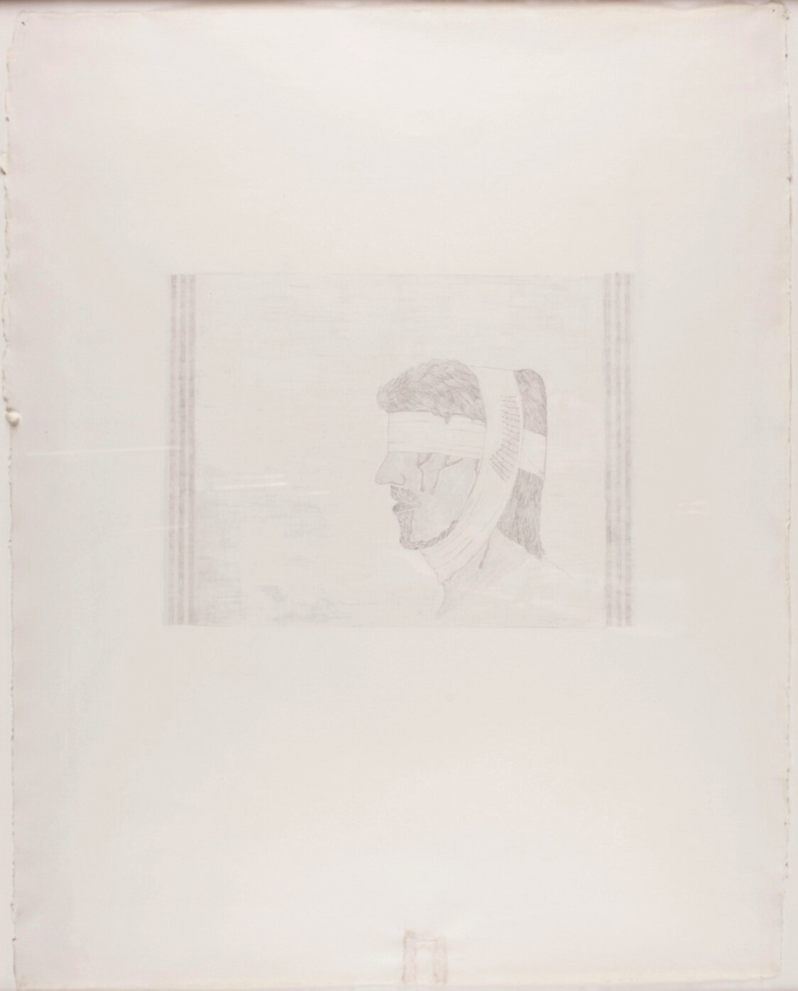  Bandaged Soldier No.1 . 2003. Pencil on Paper. 26" x 21" 